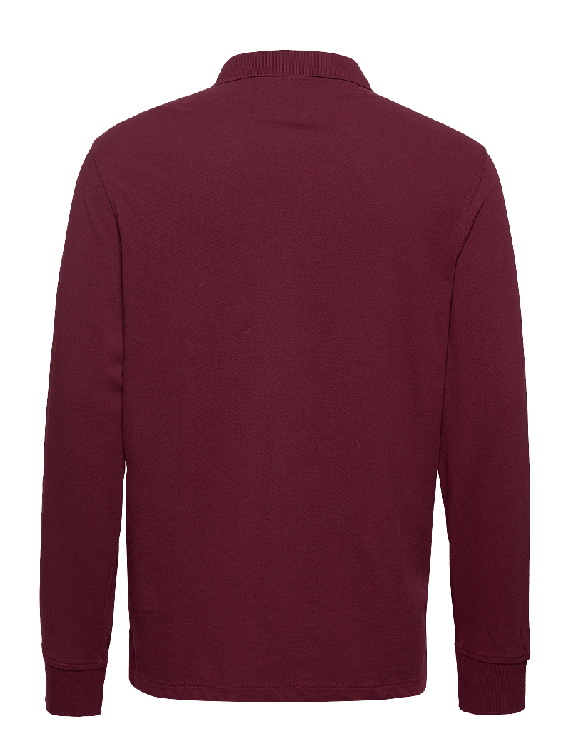 Tommy Hilfiger - 1985 REGULAR LS POLO - langærmede poloer - deep rouge - 2