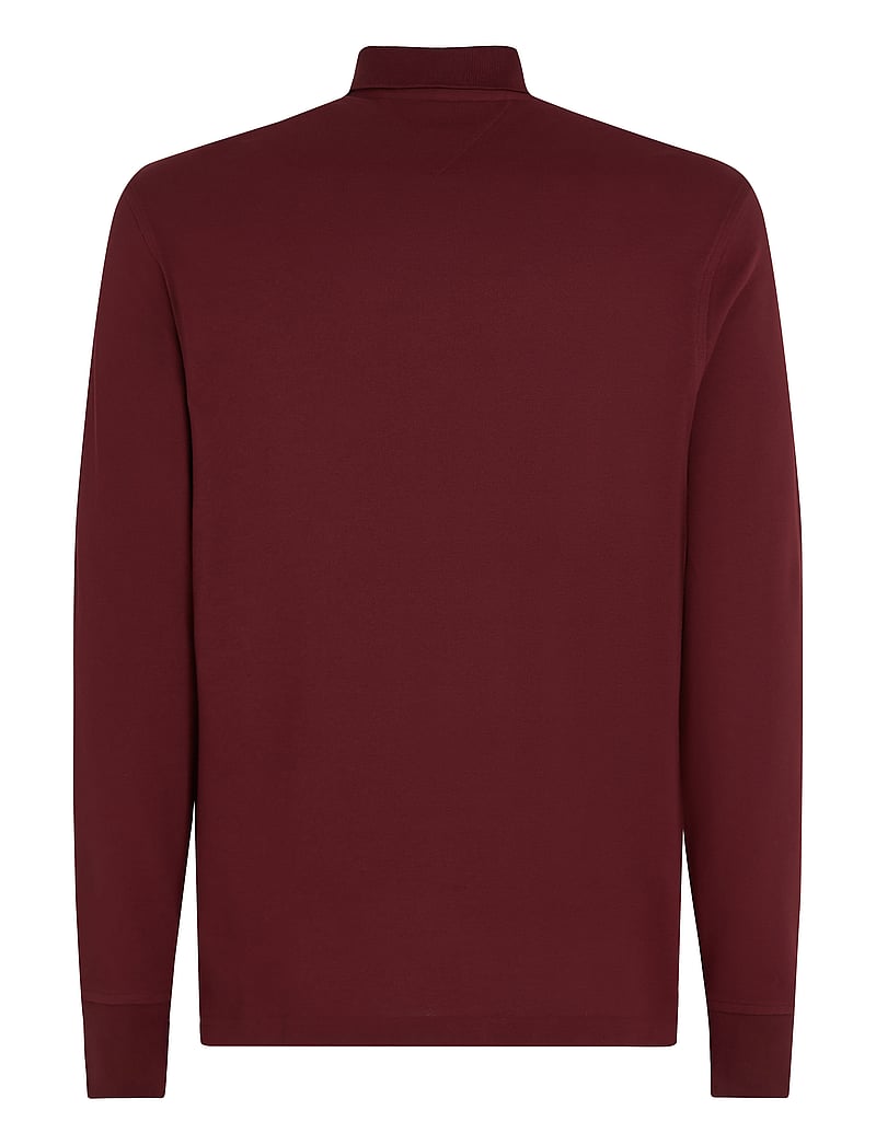 Tommy Hilfiger - 1985 REGULAR LS POLO - langærmede poloer - deep rouge - 5