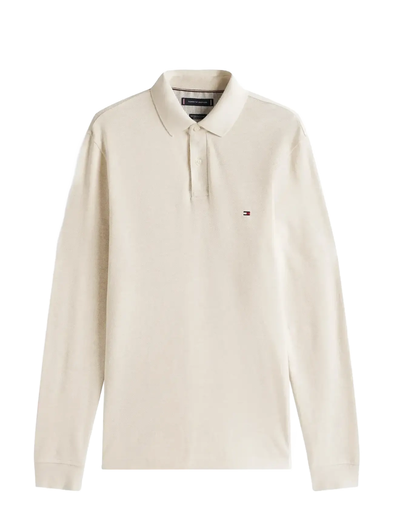 Tommy Hilfiger 1985 REGULAR LS POLO - Langärmelig - HEATHERED OATMILK / cream