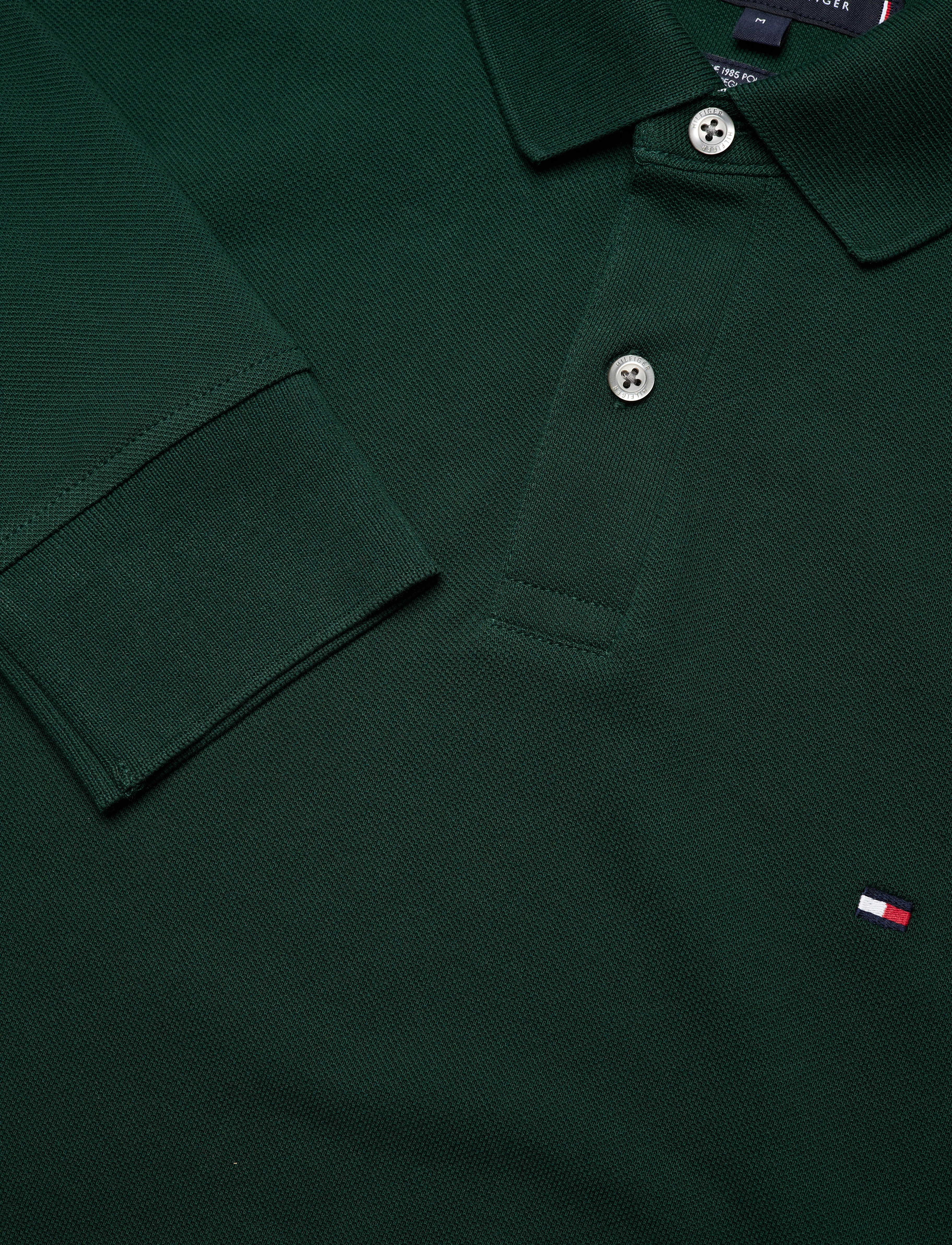 Tommy Hilfiger - 1985 REGULAR LS POLO - långärmade pikéer - hunter - 2