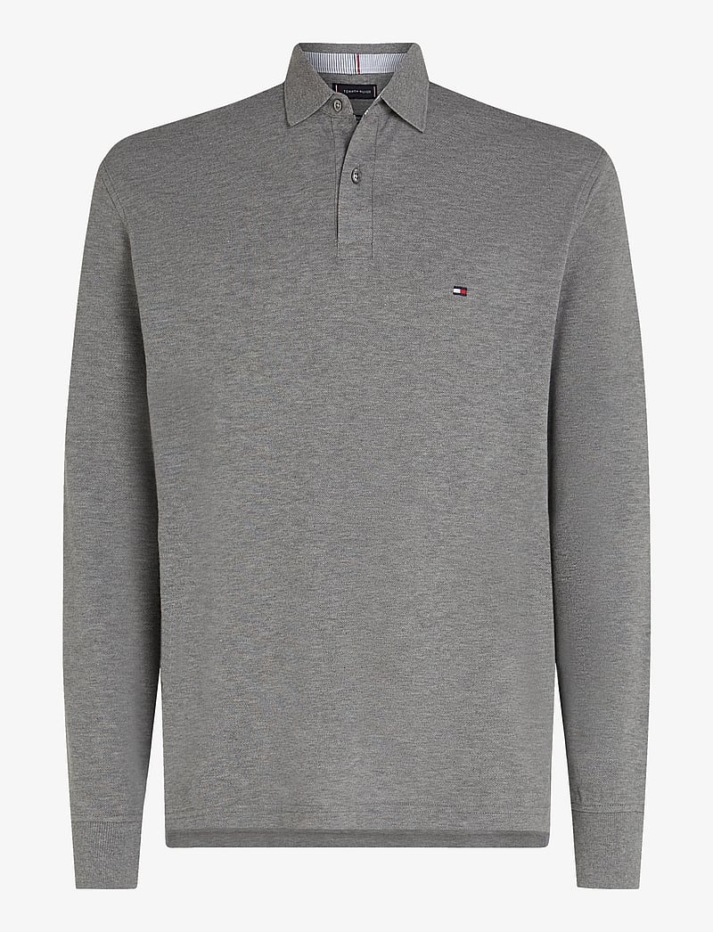Tommy Hilfiger - 1985 REGULAR LS POLO - langärmelig - medium grey heather - 1