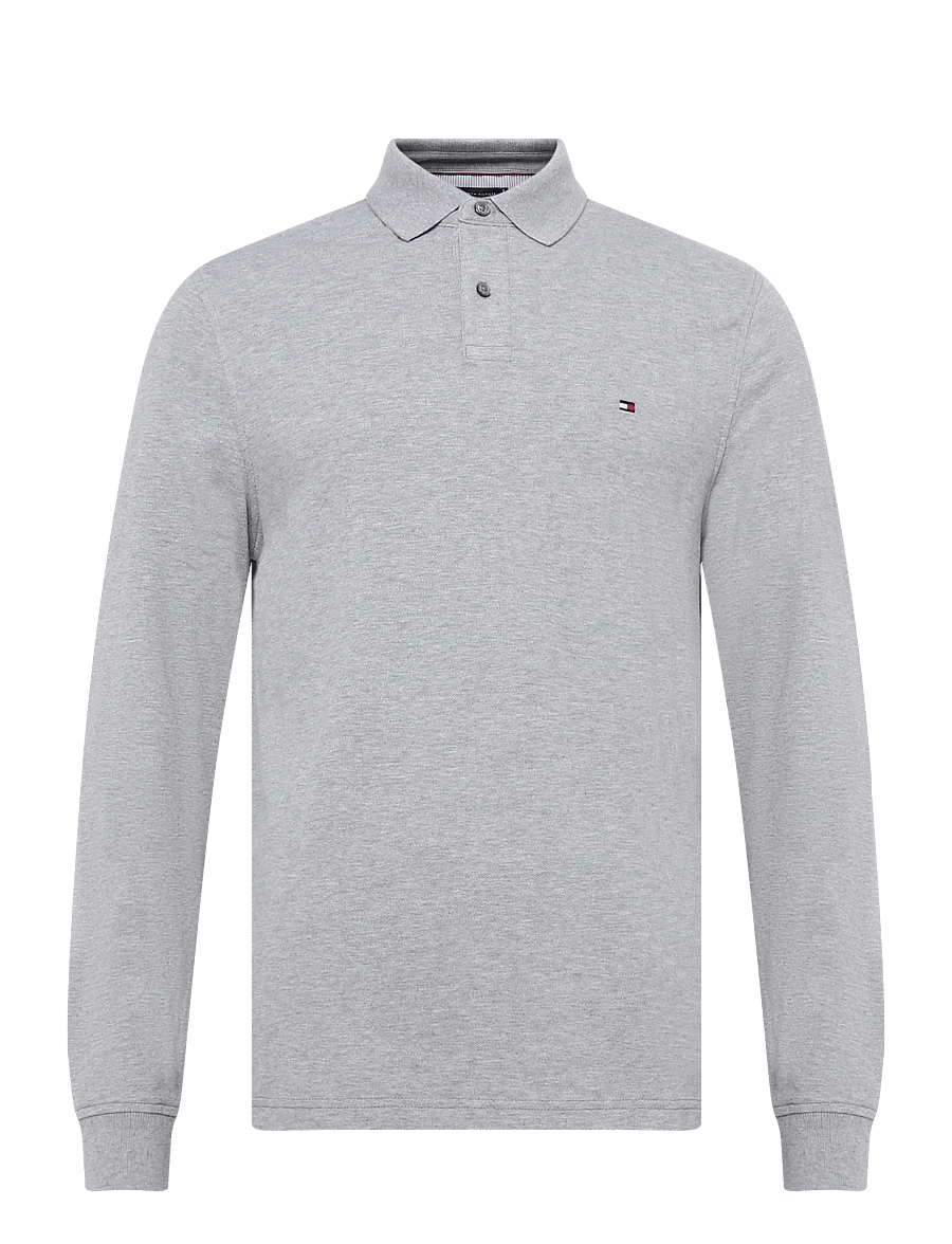 Tommy Hilfiger - 1985 REGULAR LS POLO - langärmelig - medium grey heather - 1