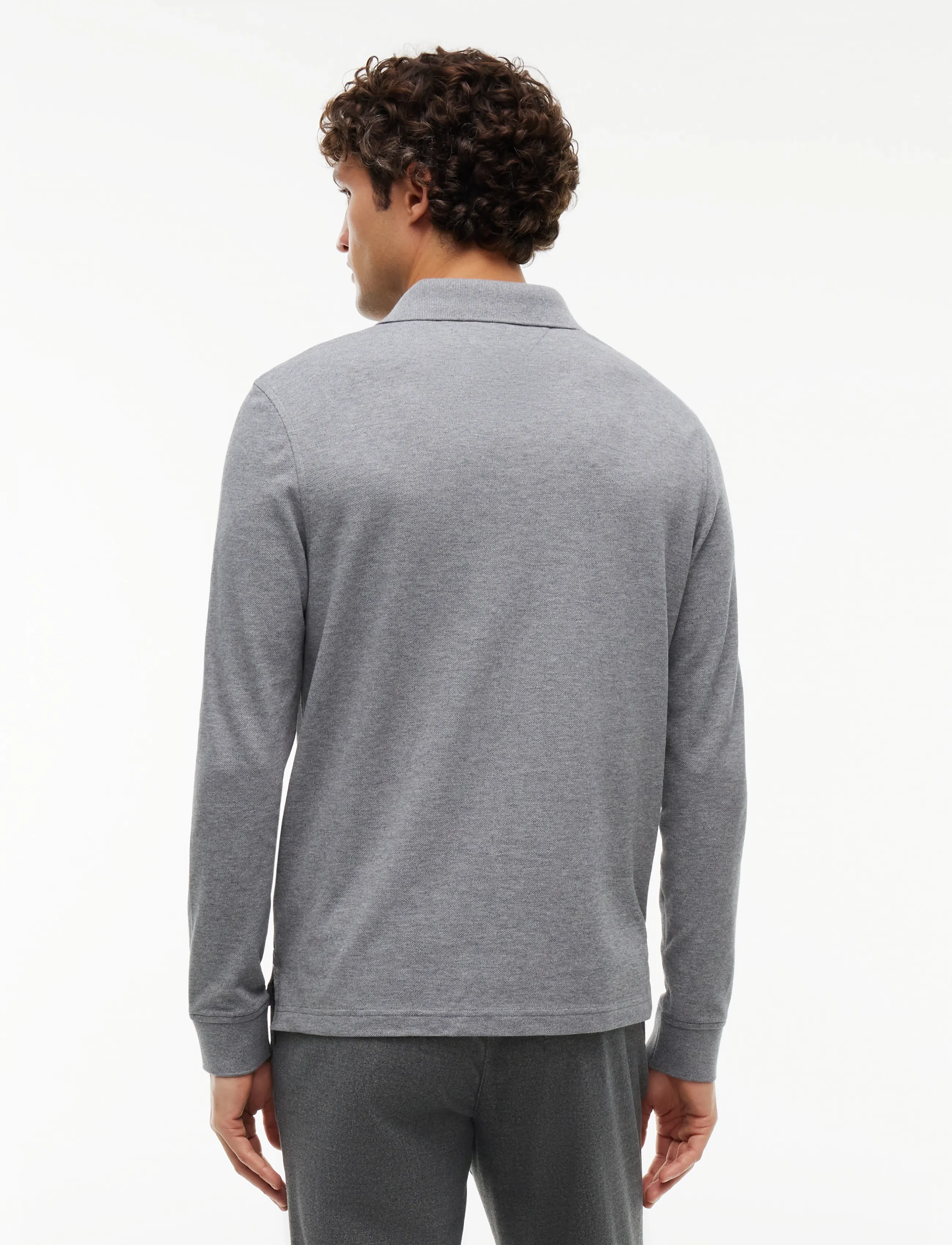 Tommy Hilfiger - 1985 REGULAR LS POLO - premium styles - medium grey heather - 3