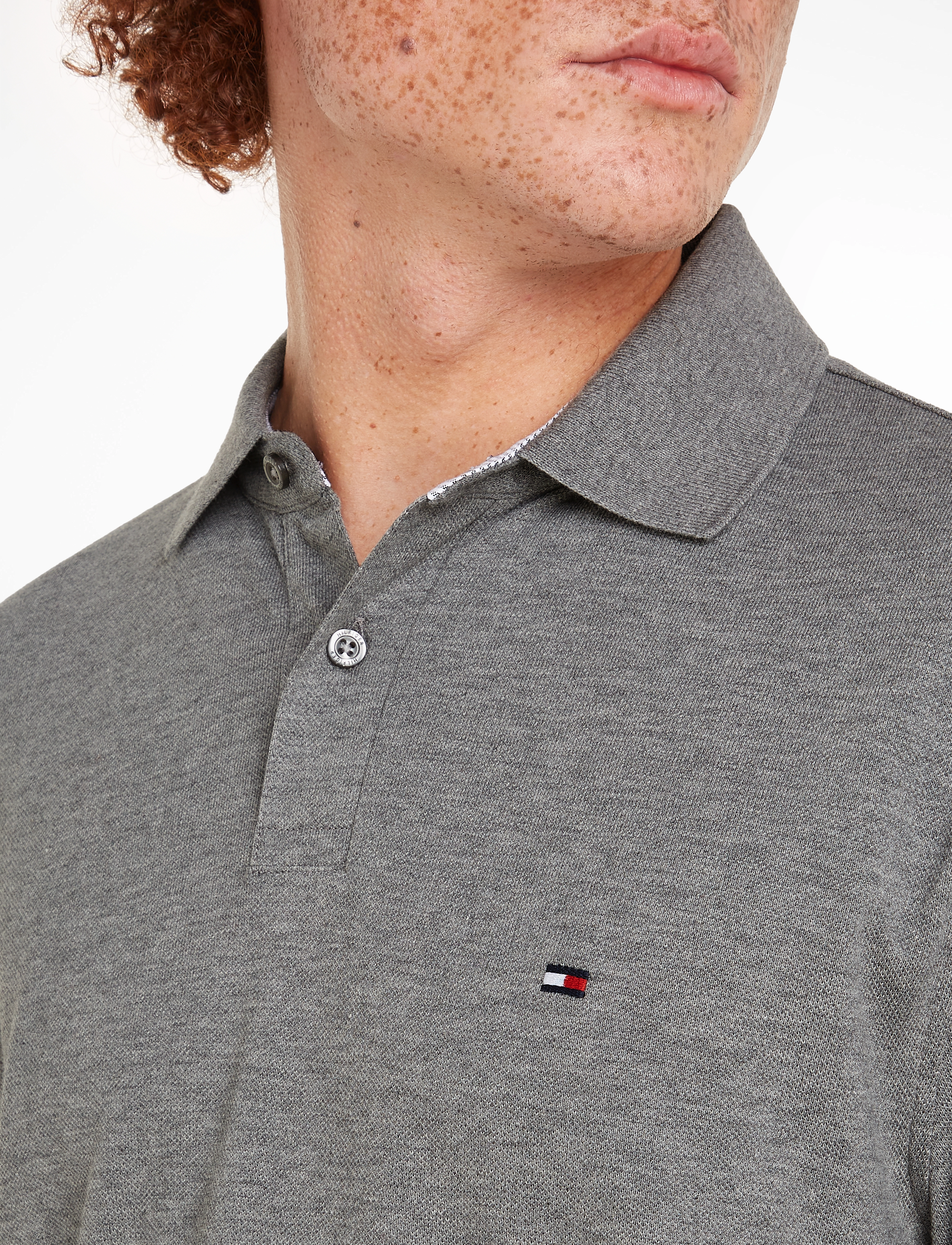 Tommy Hilfiger - 1985 REGULAR LS POLO - langärmelig - medium grey heather - 3