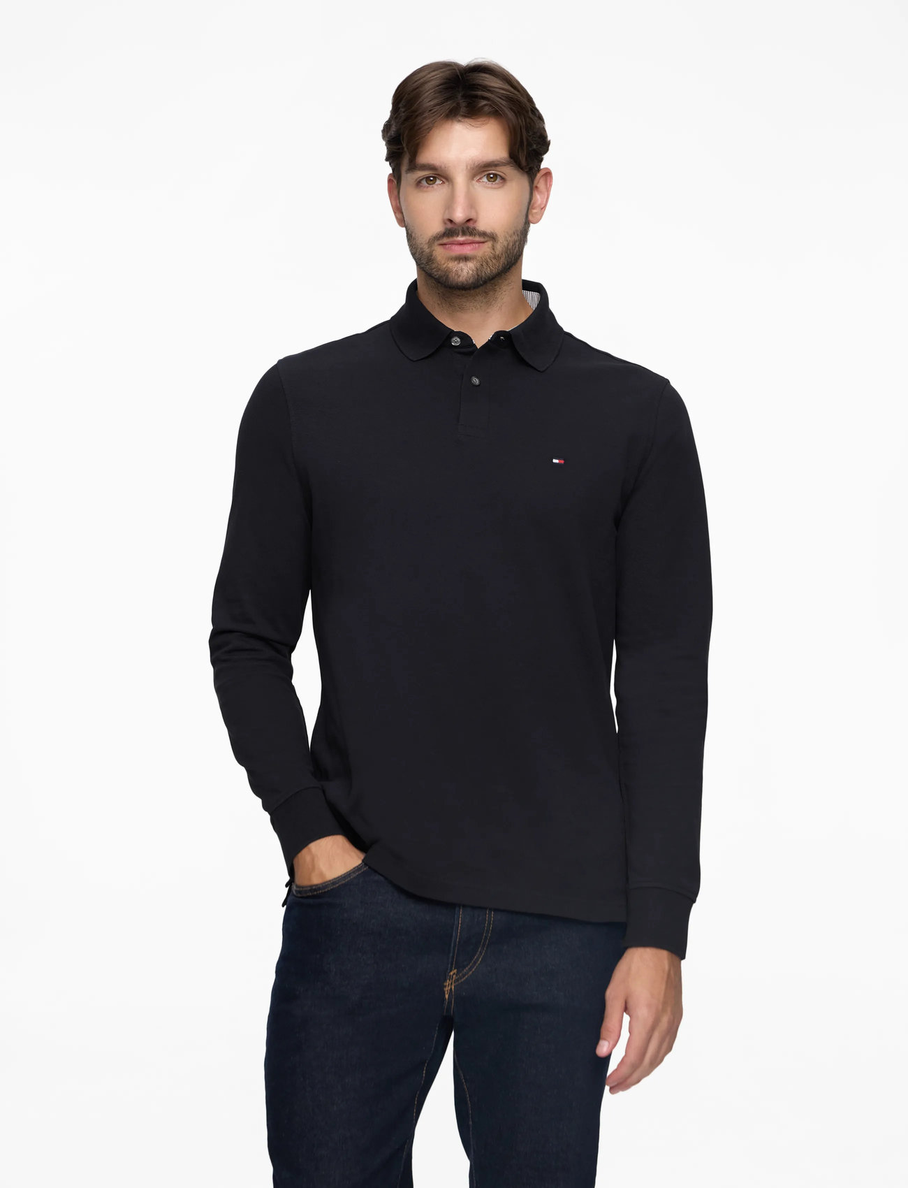 Tommy Hilfiger - 1985 REGULAR LS POLO - lange mouwen - navy blue - 0