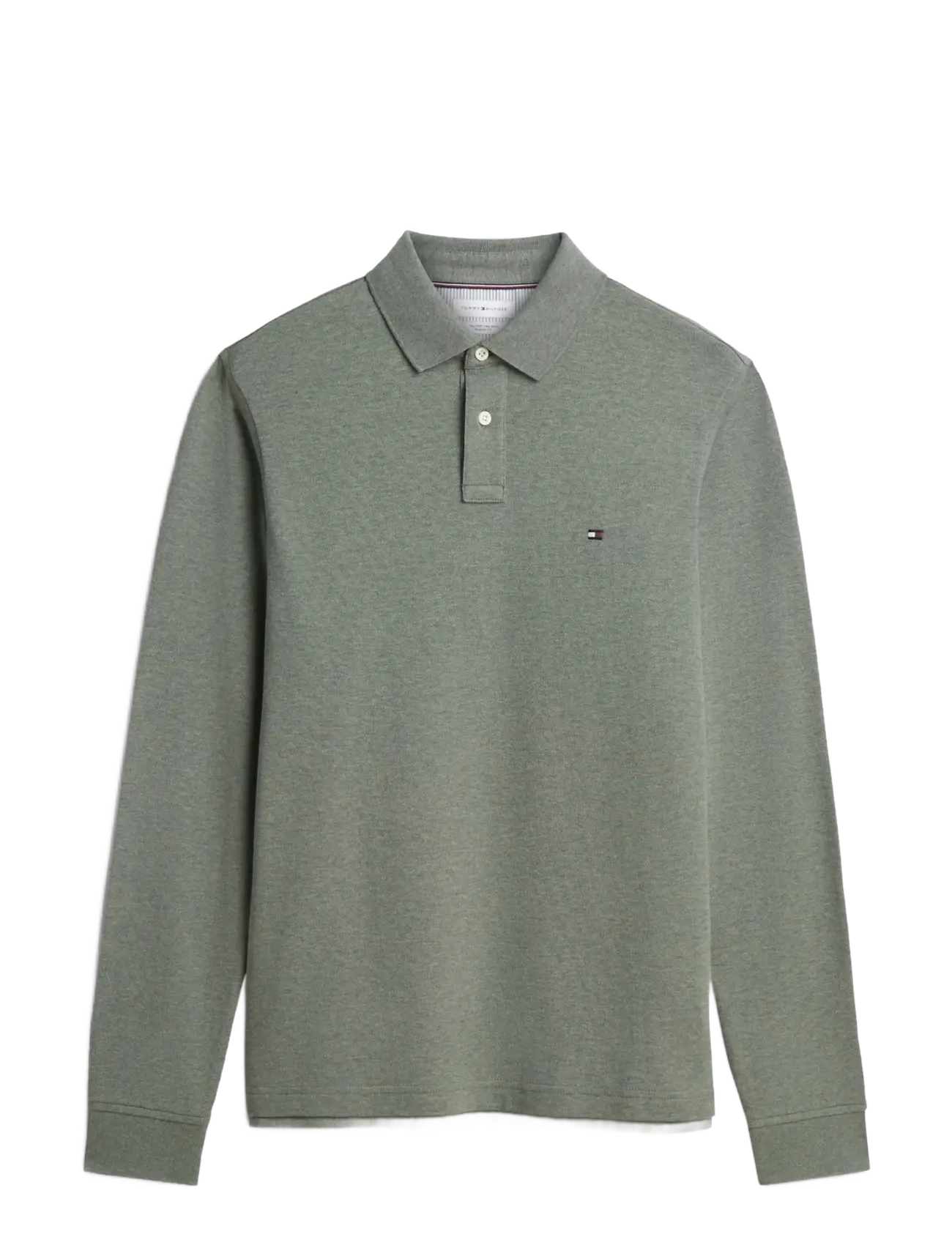 Tommy Hilfiger - 1985 REGULAR LS POLO - long-sleeved polos - platinum olive heather - 1