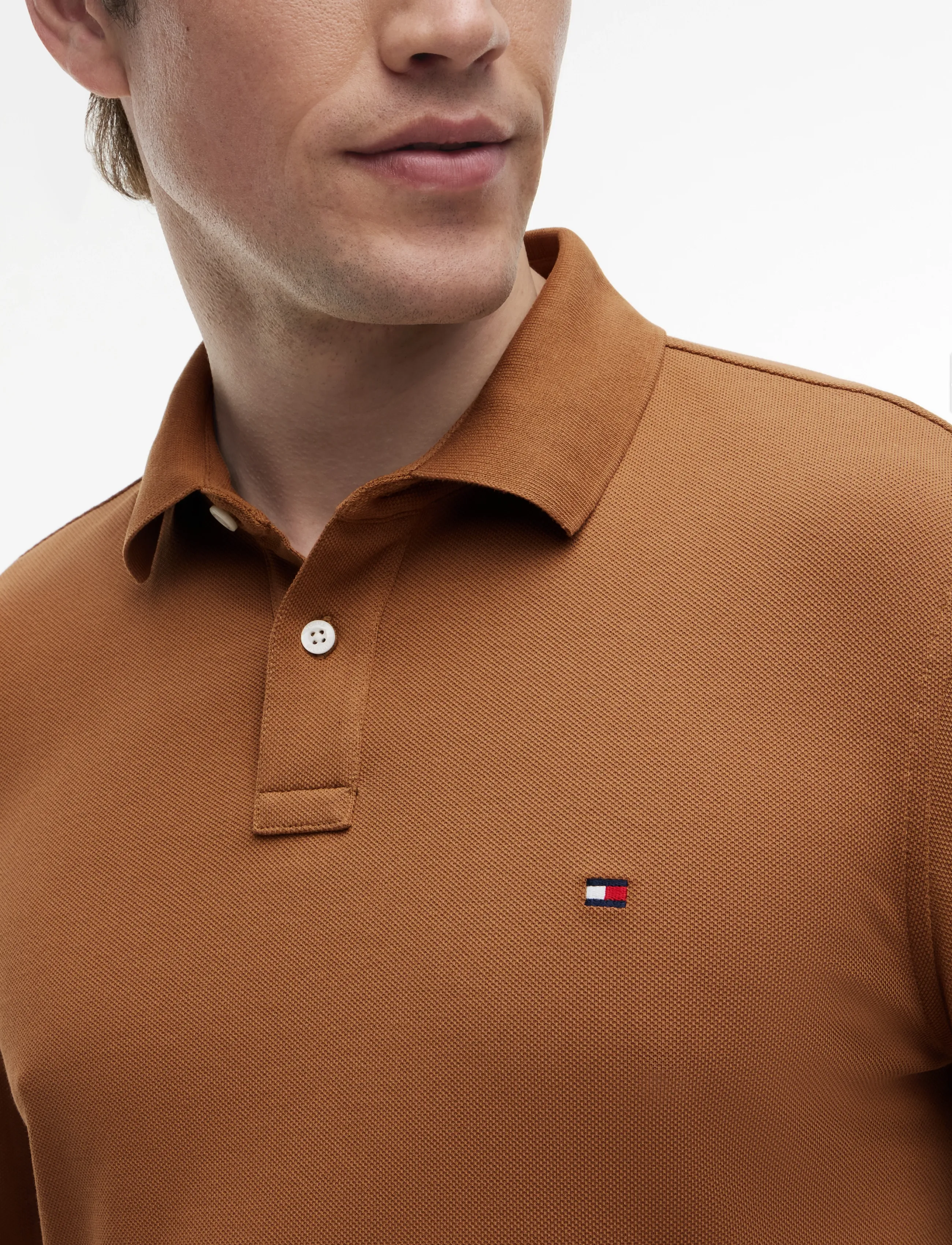 Tommy Hilfiger - 1985 REGULAR LS POLO - langærmede poloer - timeless tawny - 3