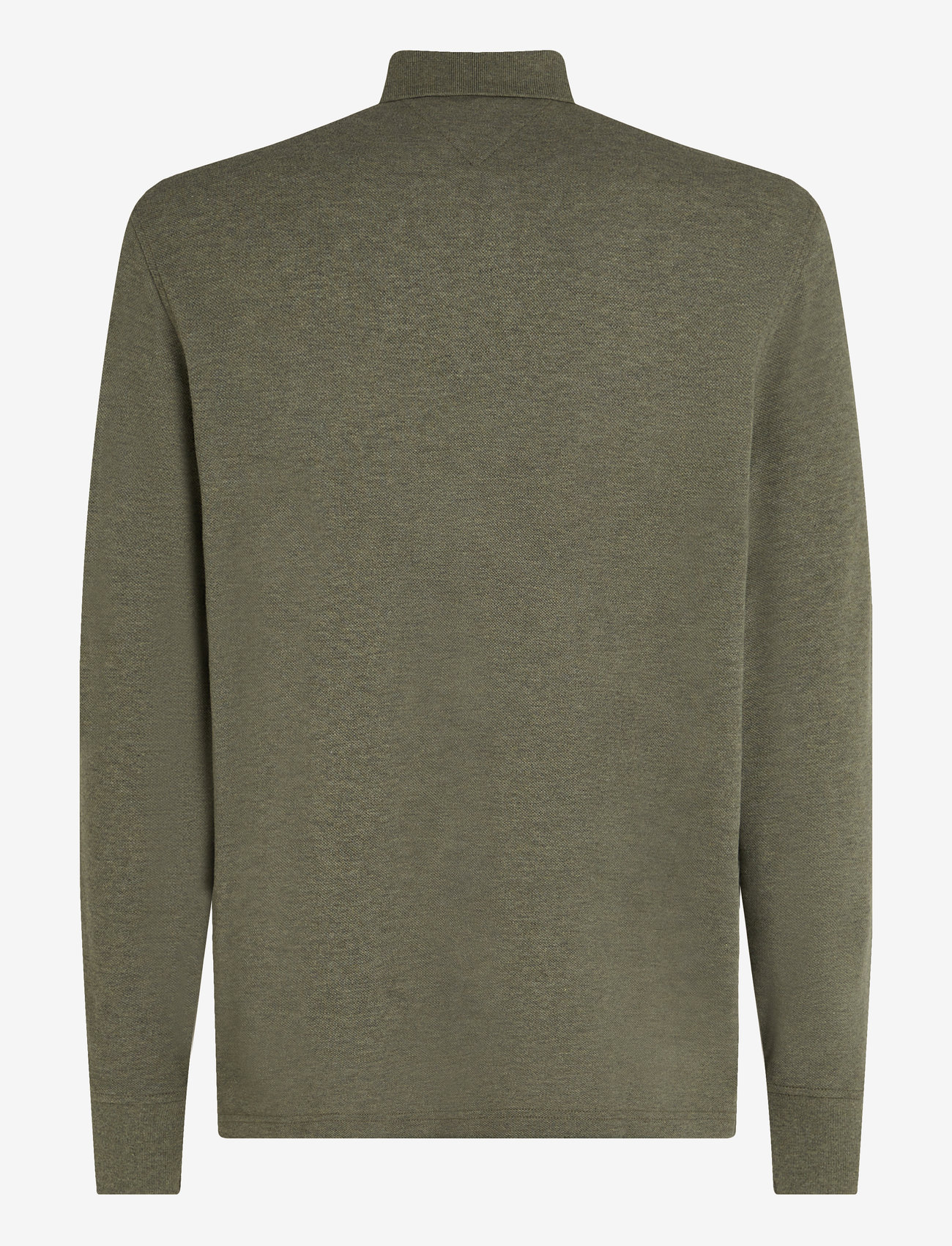 Tommy Hilfiger - 1985 REGULAR LS POLO - långärmade pikéer - utility olive heather - 5