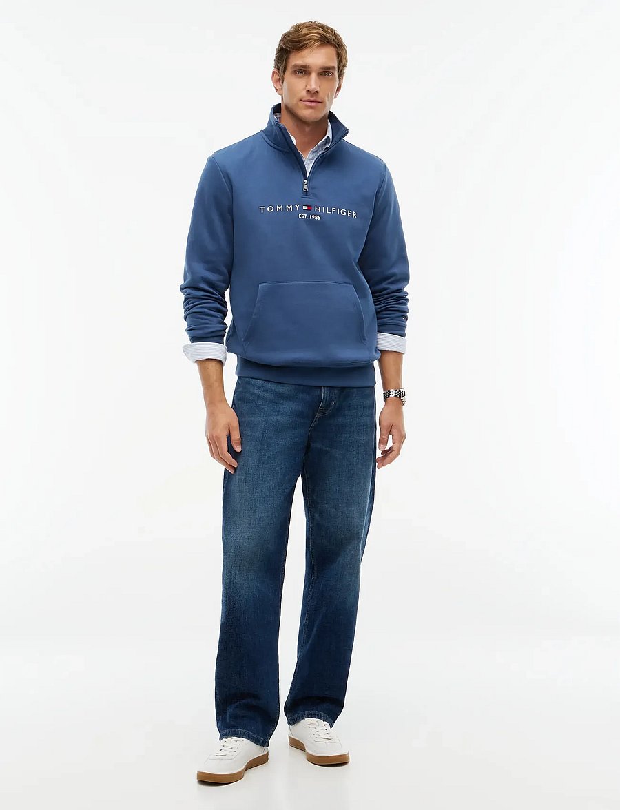 Tommy Hilfiger - TOMMY LOGO MOCKNECK - aegean sea - 4