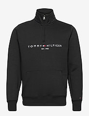 Tommy Hilfiger - TOMMY LOGO MOCKNECK - sweatshirts - black - 0