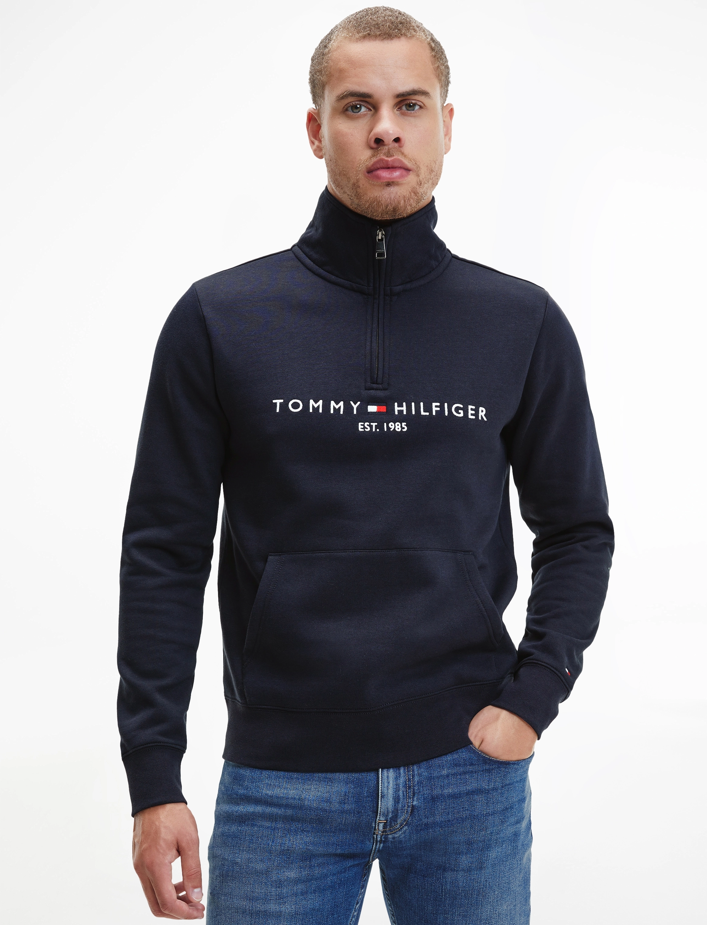 Tommy Hilfiger - TOMMY LOGO MOCKNECK - desert sky - 2