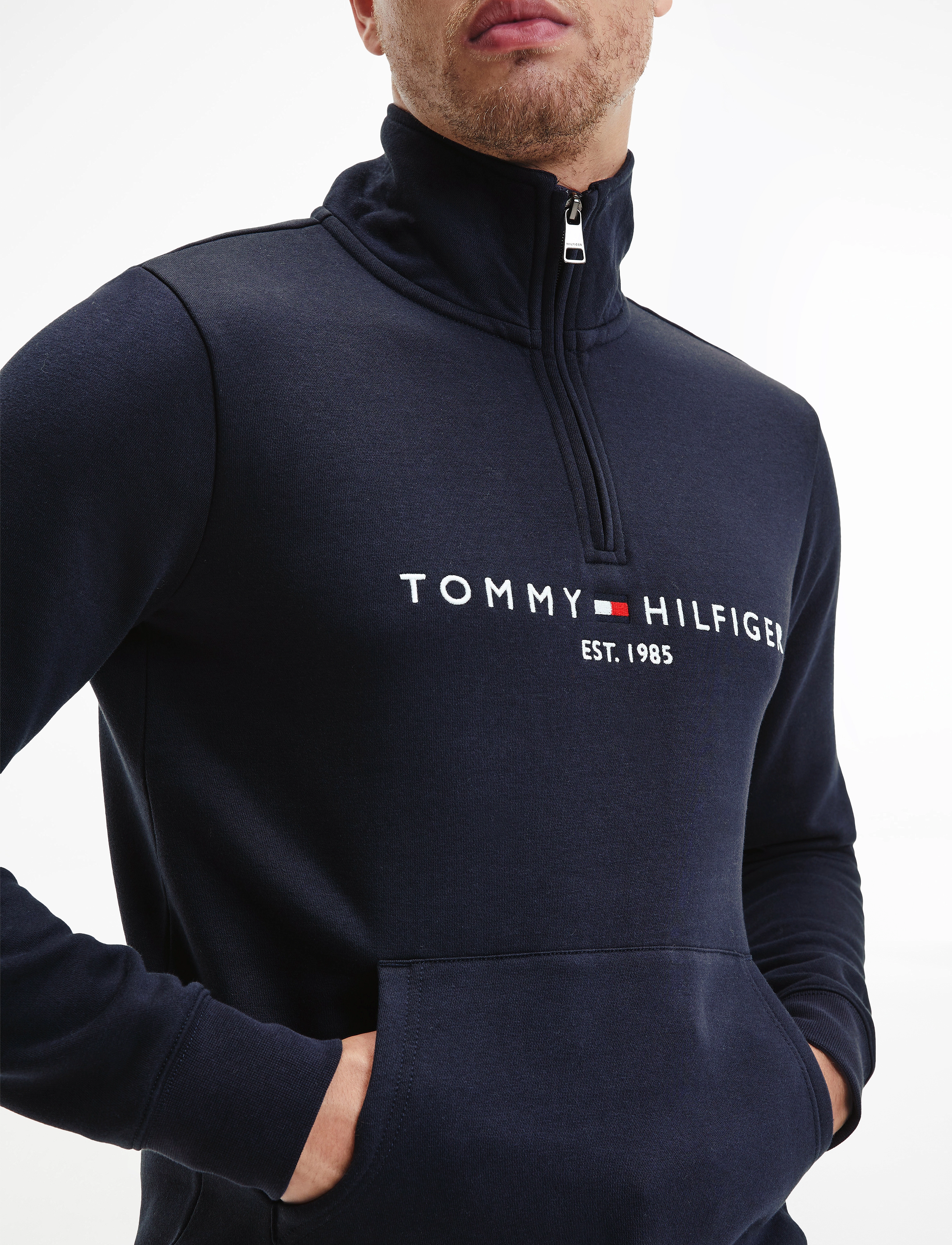 Tommy Hilfiger - TOMMY LOGO MOCKNECK - desert sky - 4