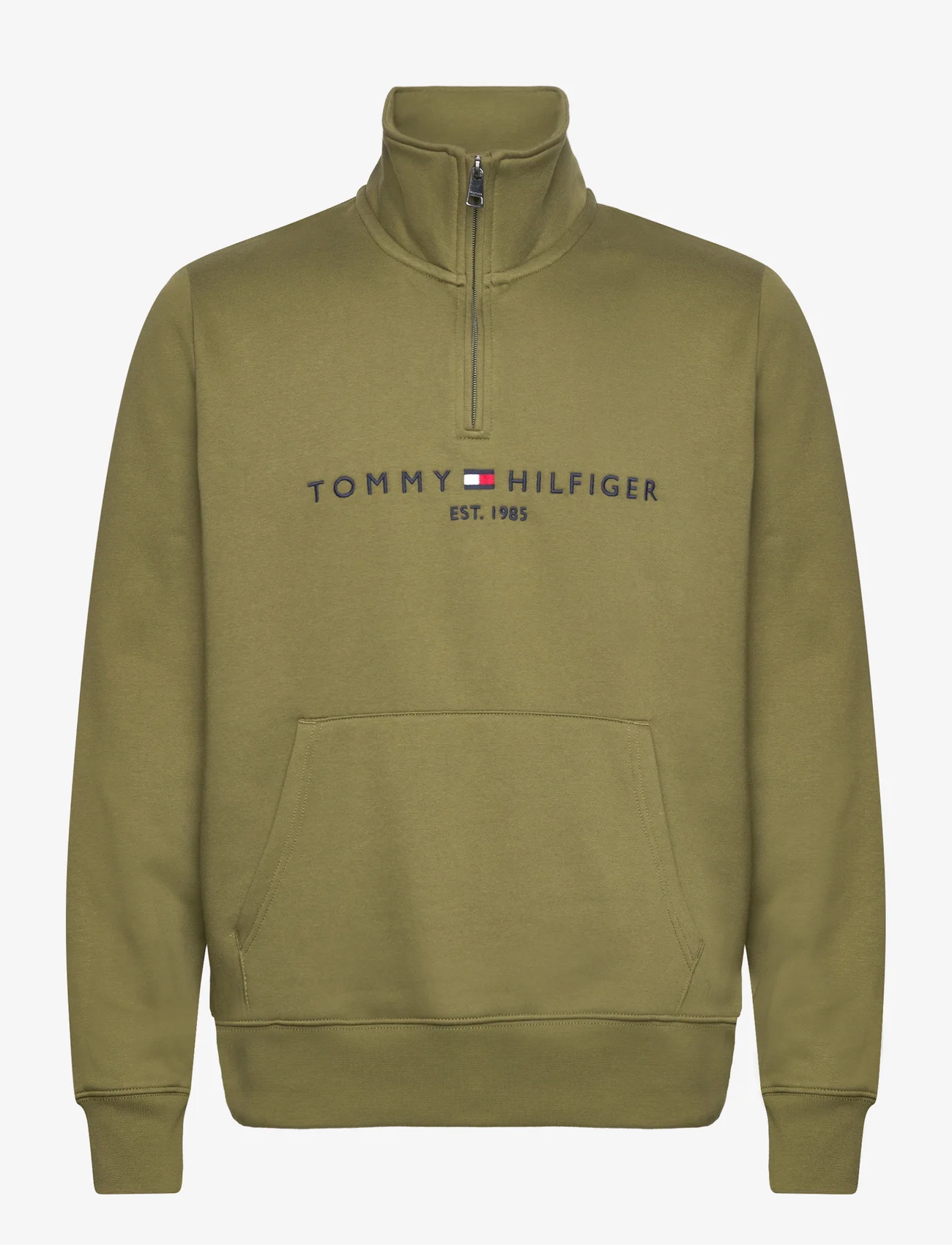 Tommy Hilfiger - TOMMY LOGO MOCKNECK - sweatshirts - putting green - 0