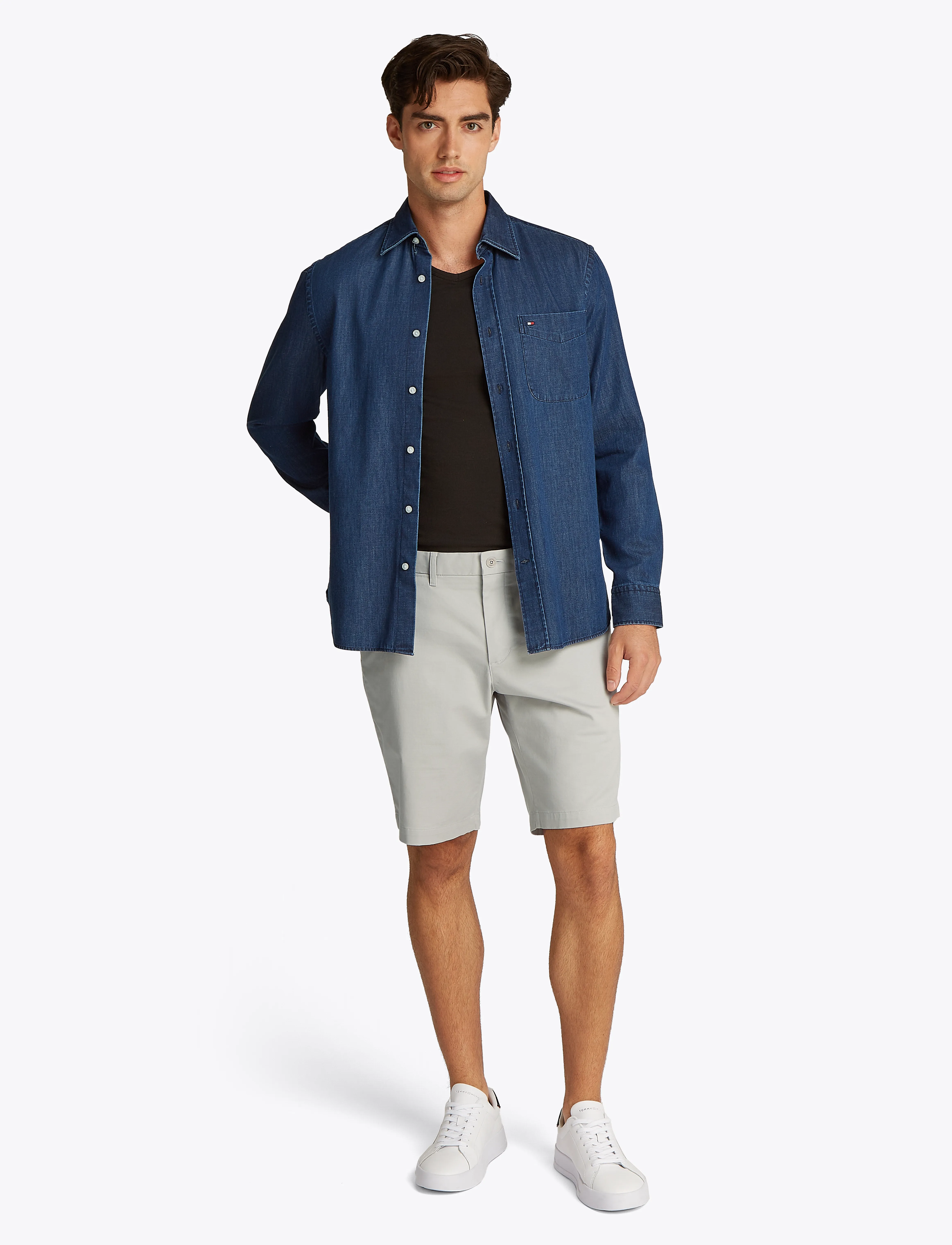 Tommy Hilfiger - HARLEM SHORT 1985 - mænd - october grey - 3