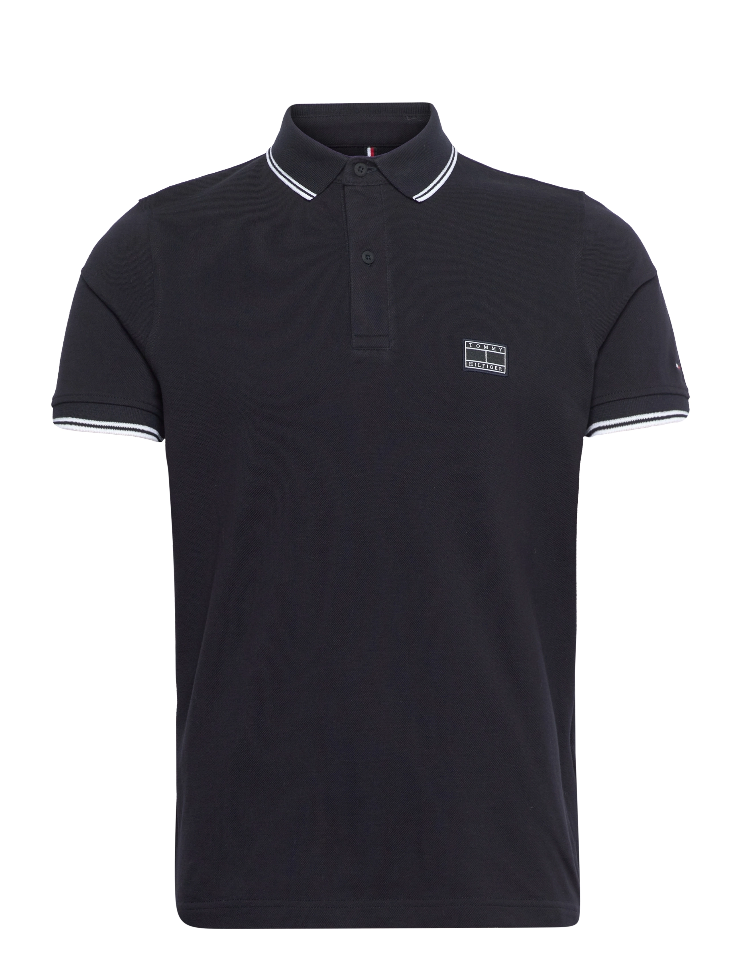 Tommy Hilfiger - MINI BADGE TIPPED SLIM POLO - desert sky - 0