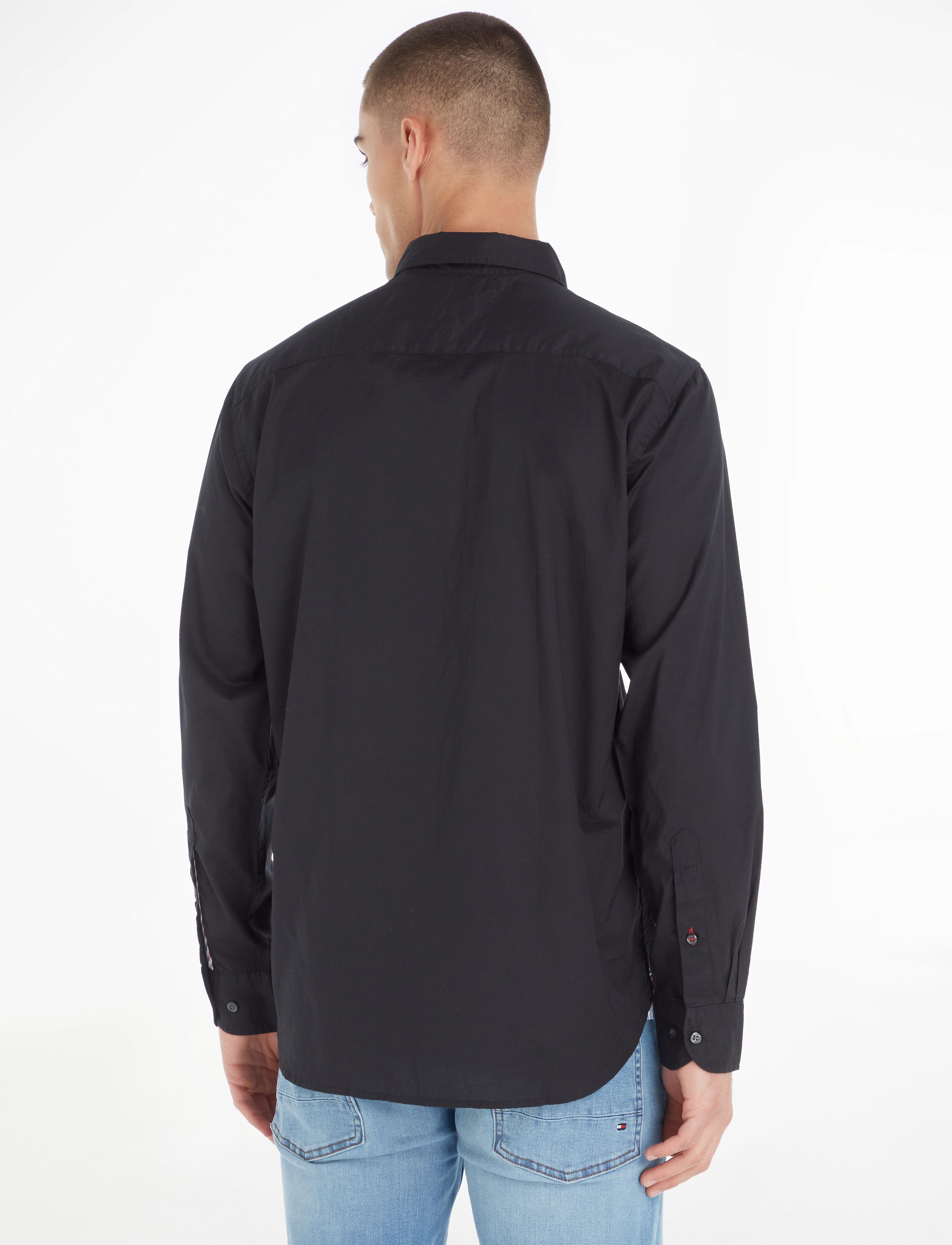 Tommy Hilfiger - CORE FLEX POPLIN RF SHIRT - black - 3