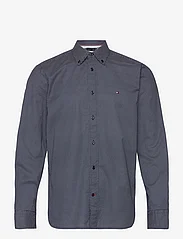 Tommy Hilfiger - CORE FLEX MINI GEO PRT RF SHIRT - kasdienio stiliaus marškiniai - carbon navy / white - 0