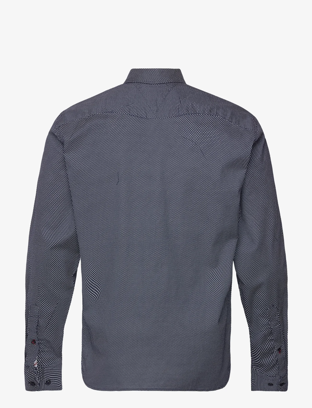 Tommy Hilfiger - CORE FLEX MINI GEO PRT RF SHIRT - kasdienio stiliaus marškiniai - carbon navy / white - 1