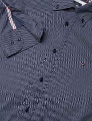 Tommy Hilfiger - CORE FLEX MINI GEO PRT RF SHIRT - kasdienio stiliaus marškiniai - carbon navy / white - 5