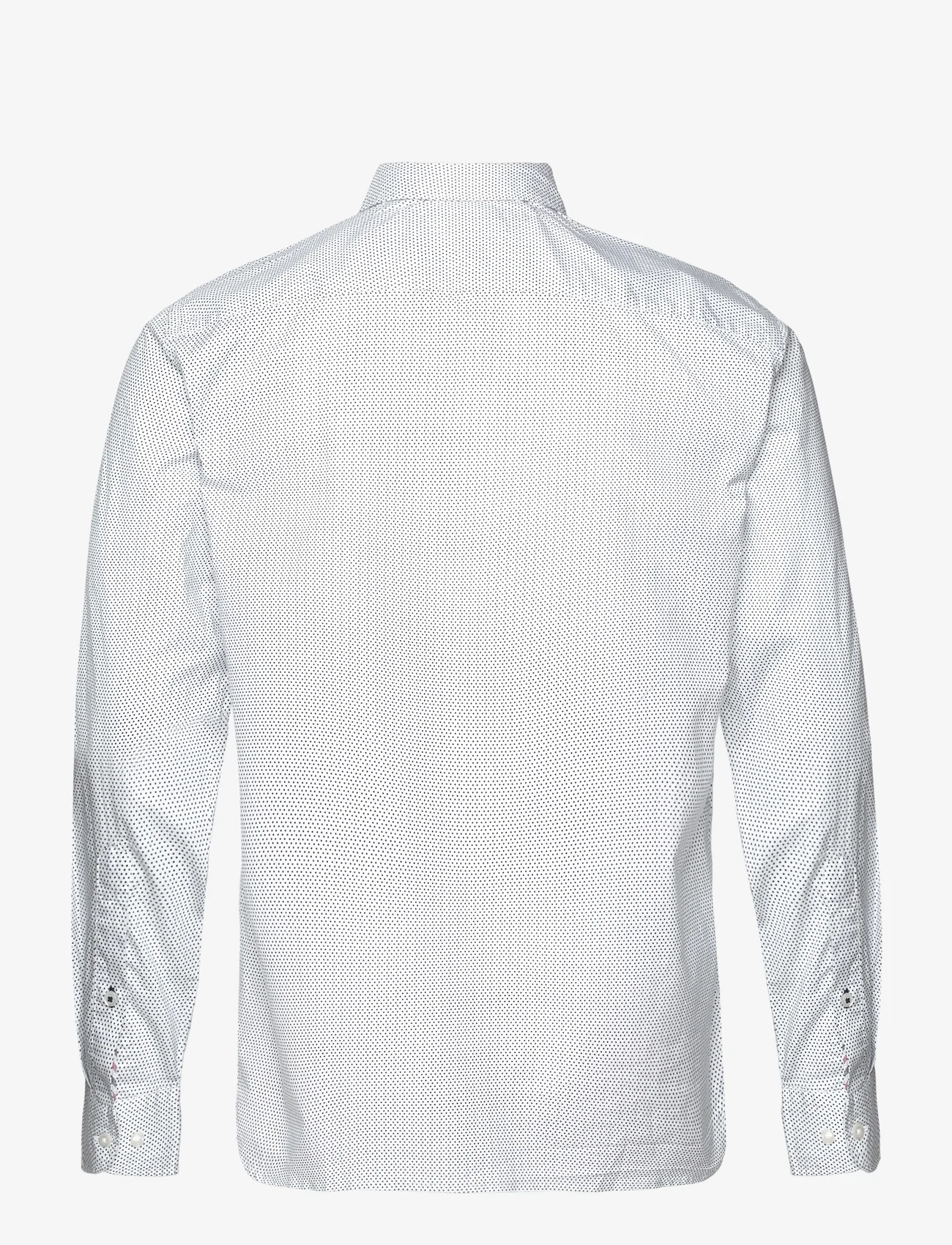 Tommy Hilfiger - CORE FLEX MINI GEO PRT RF SHIRT - avslappede skjorter - white / carbon navy - 1