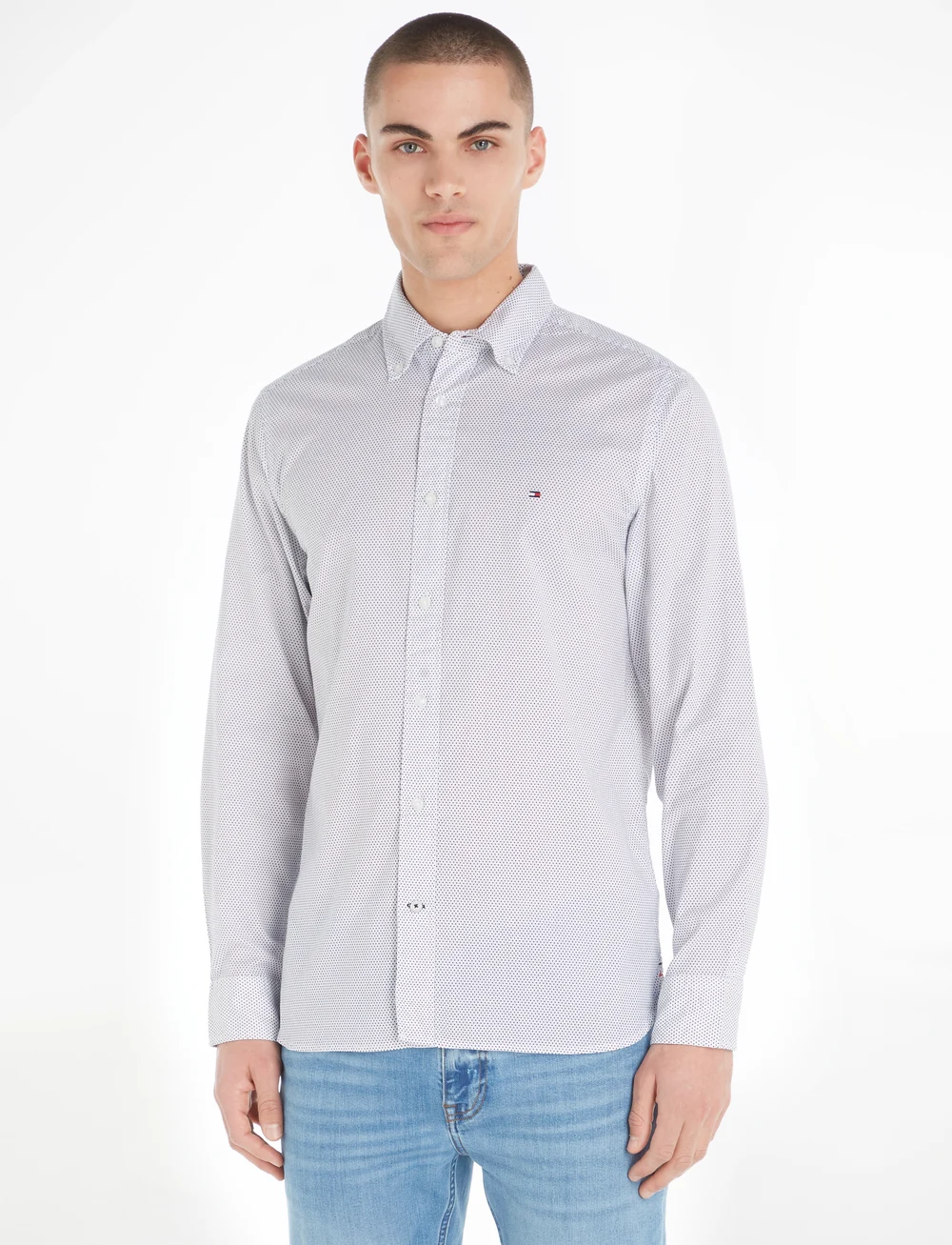 Tommy Hilfiger Bt core Flex Mini Geo Prt Rf b Casual shirts Boozt