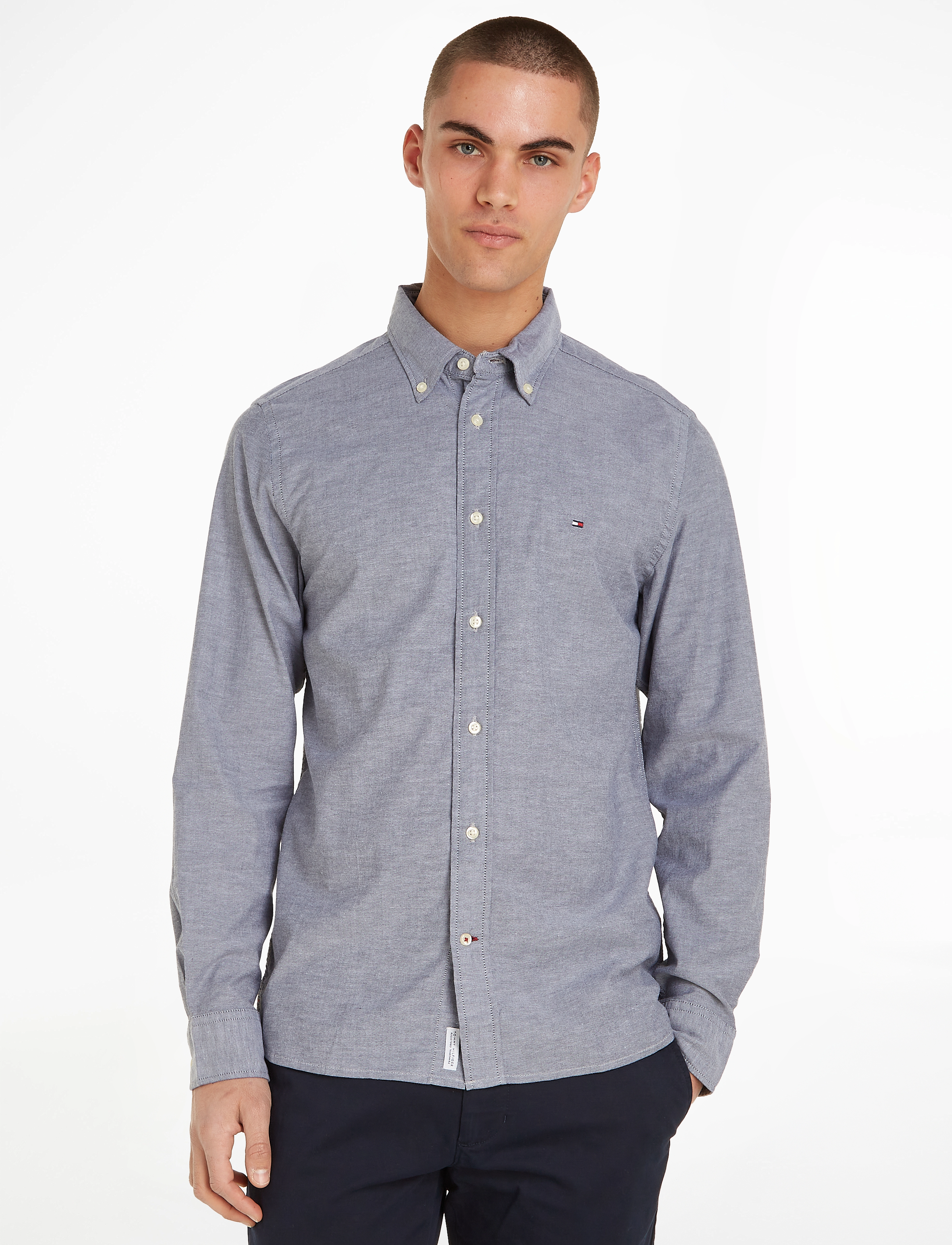 Tommy Hilfiger - CORE 1985 FLEX OXFORD RF SHIRT - desert sky - 2