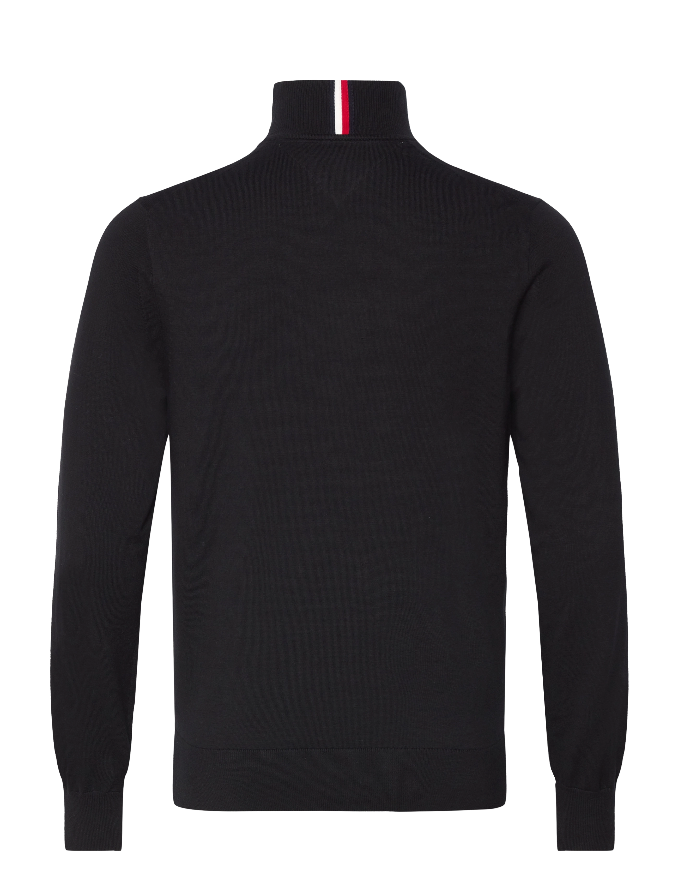 Tommy Hilfiger - 1985 ZIP MOCK - black - 1