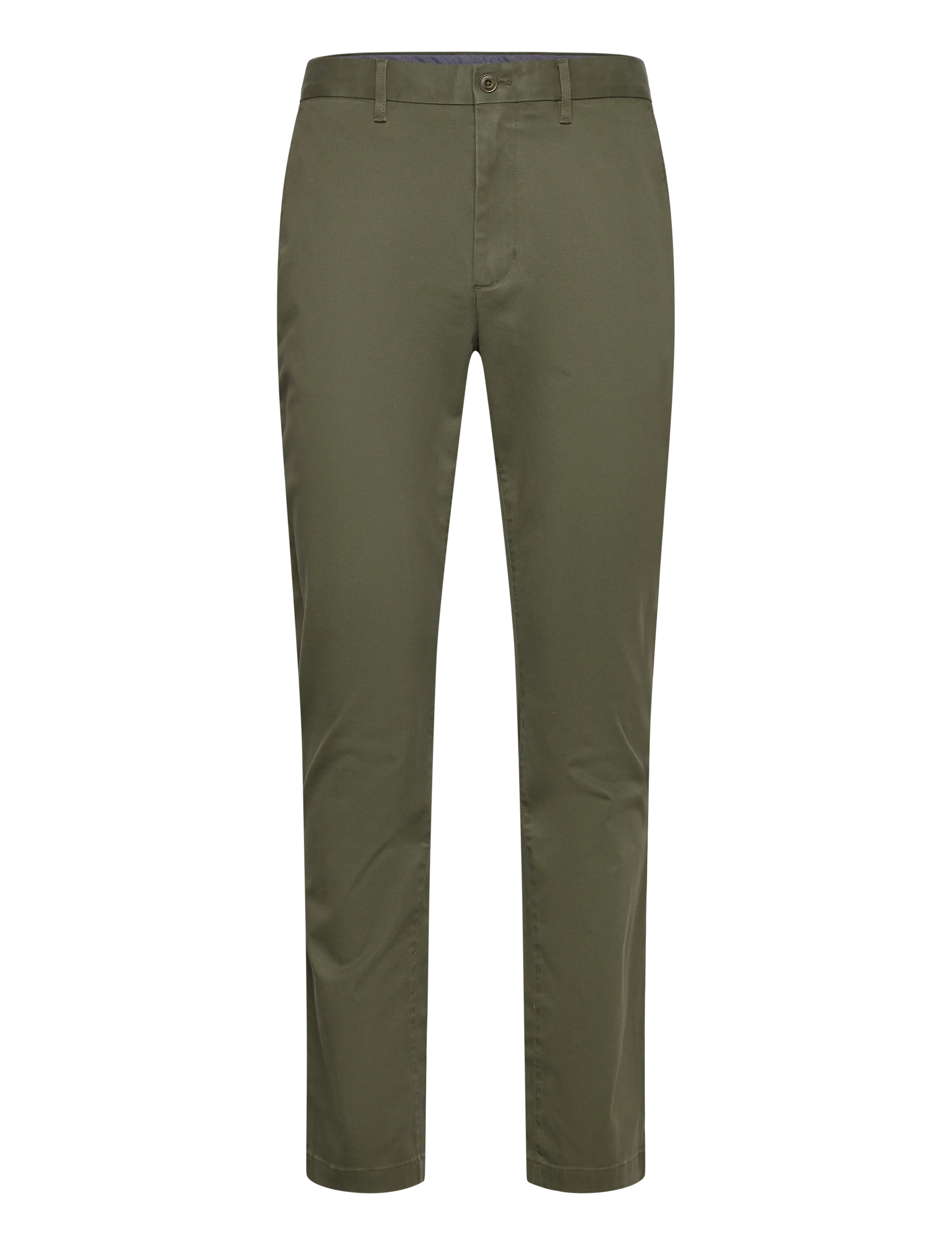 Tommy Hilfiger CHINO DENTON 1985 PIMA COTTON - Chinos - ARMY GREEN / khaki/green