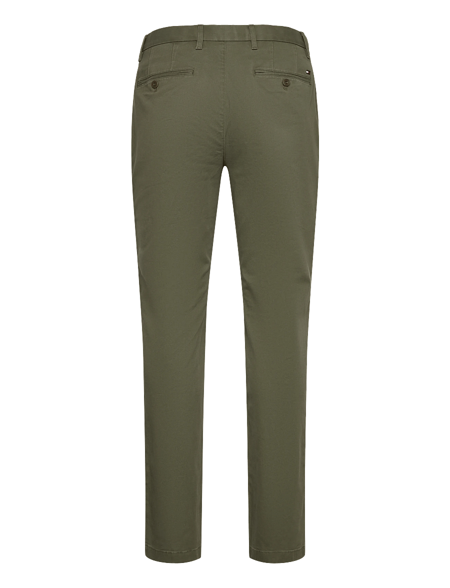 Tommy Hilfiger - CHINO DENTON 1985 PIMA COTTON - chino stila bikses - army green - 2