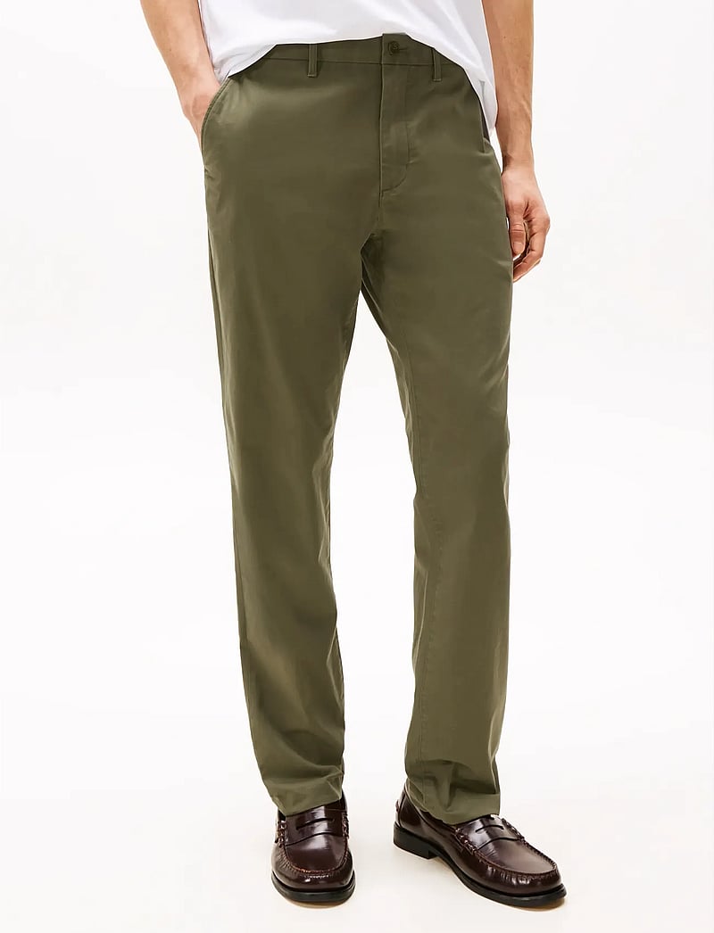 Tommy Hilfiger - CHINO DENTON 1985 PIMA COTTON - chinos - army green - 0