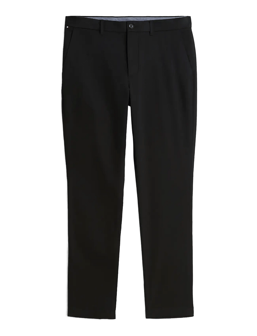 Tommy Hilfiger - BLEECKER 1985 PIMA COTTON - chino-püksid - black - 1