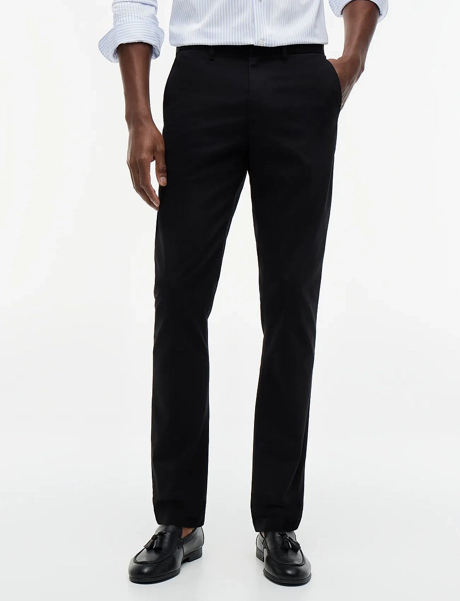 Tommy Hilfiger - BLEECKER 1985 PIMA COTTON - chino-püksid - black - 0