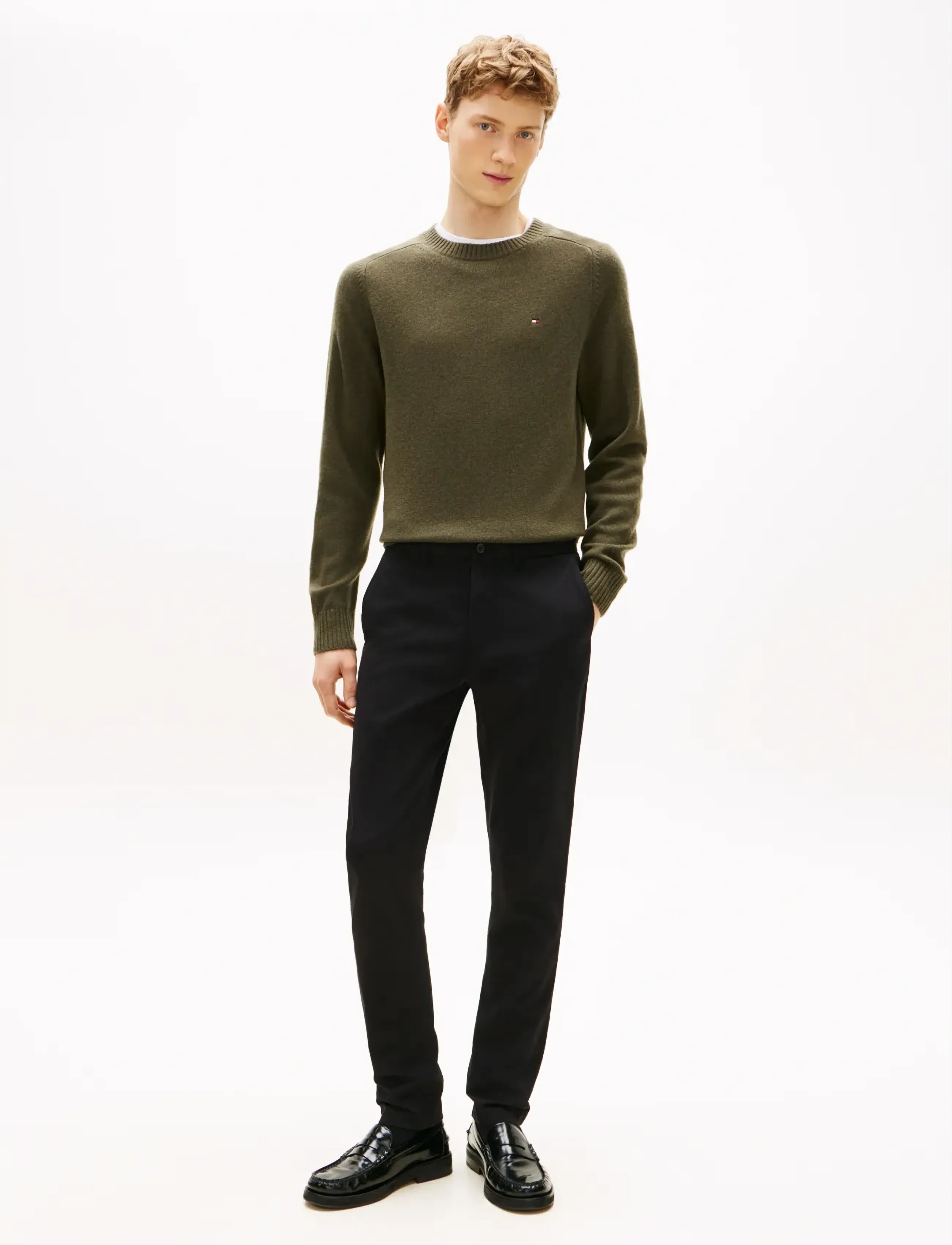 Tommy Hilfiger - BLEECKER 1985 PIMA COTTON - chinos - black - 3
