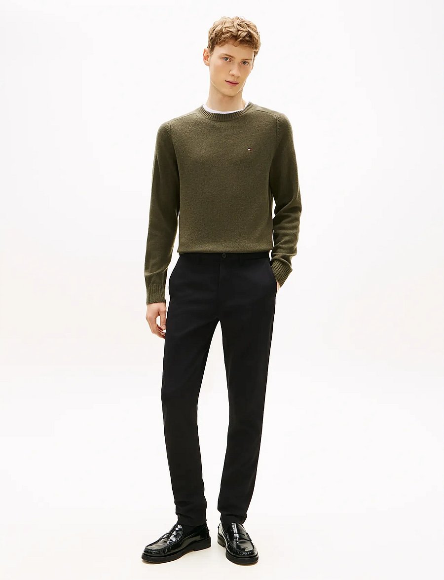 Tommy Hilfiger - BLEECKER 1985 PIMA COTTON - chinos - black - 3