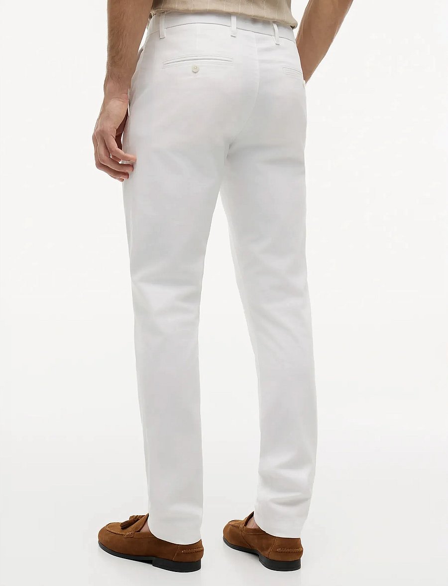 Tommy Hilfiger - BLEECKER 1985 PIMA COTTON - chinos - th optic white - 3