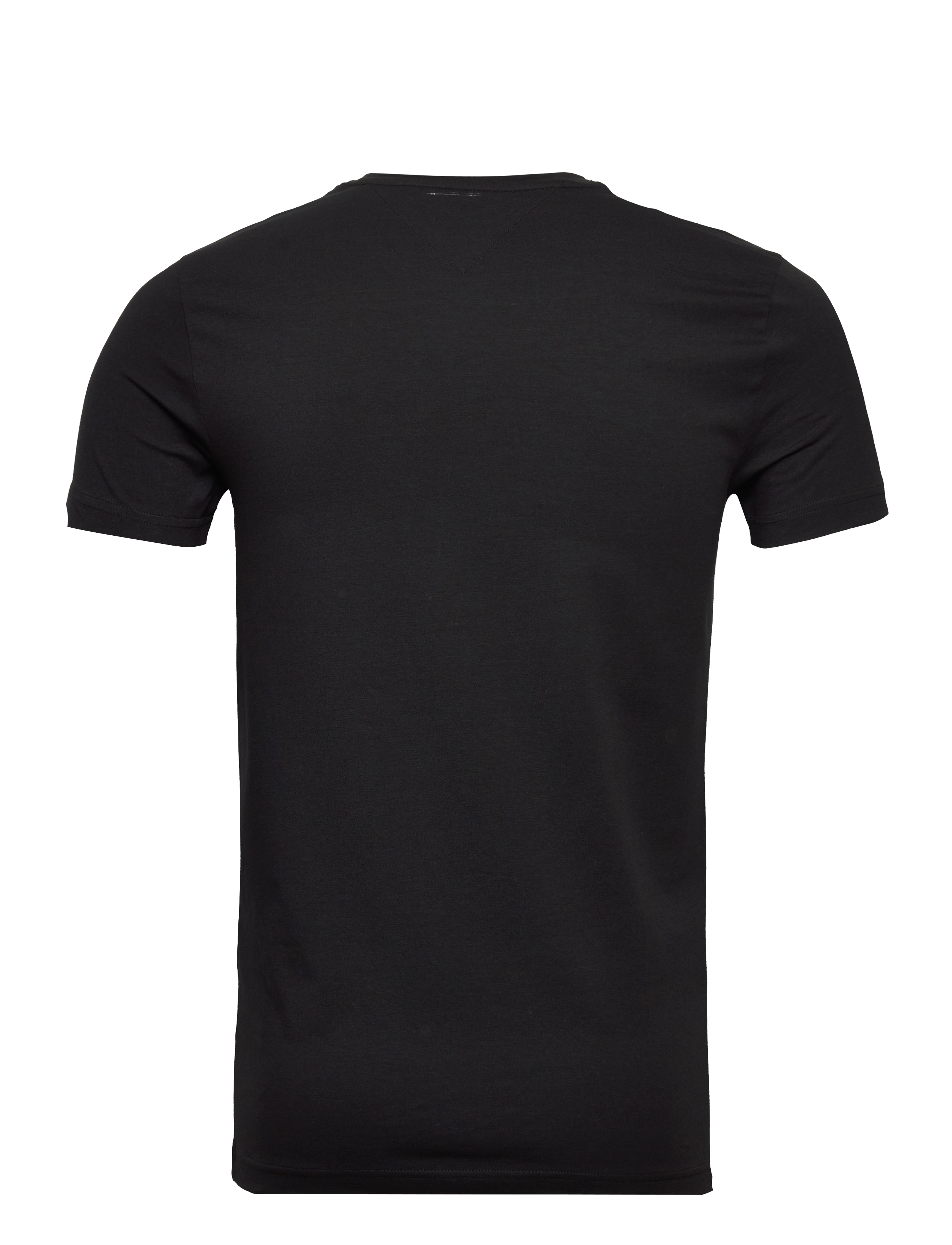 Tommy Hilfiger - CORE STRETCH SLIM C-NECK TEE - kortärmade t-shirts - black - 2