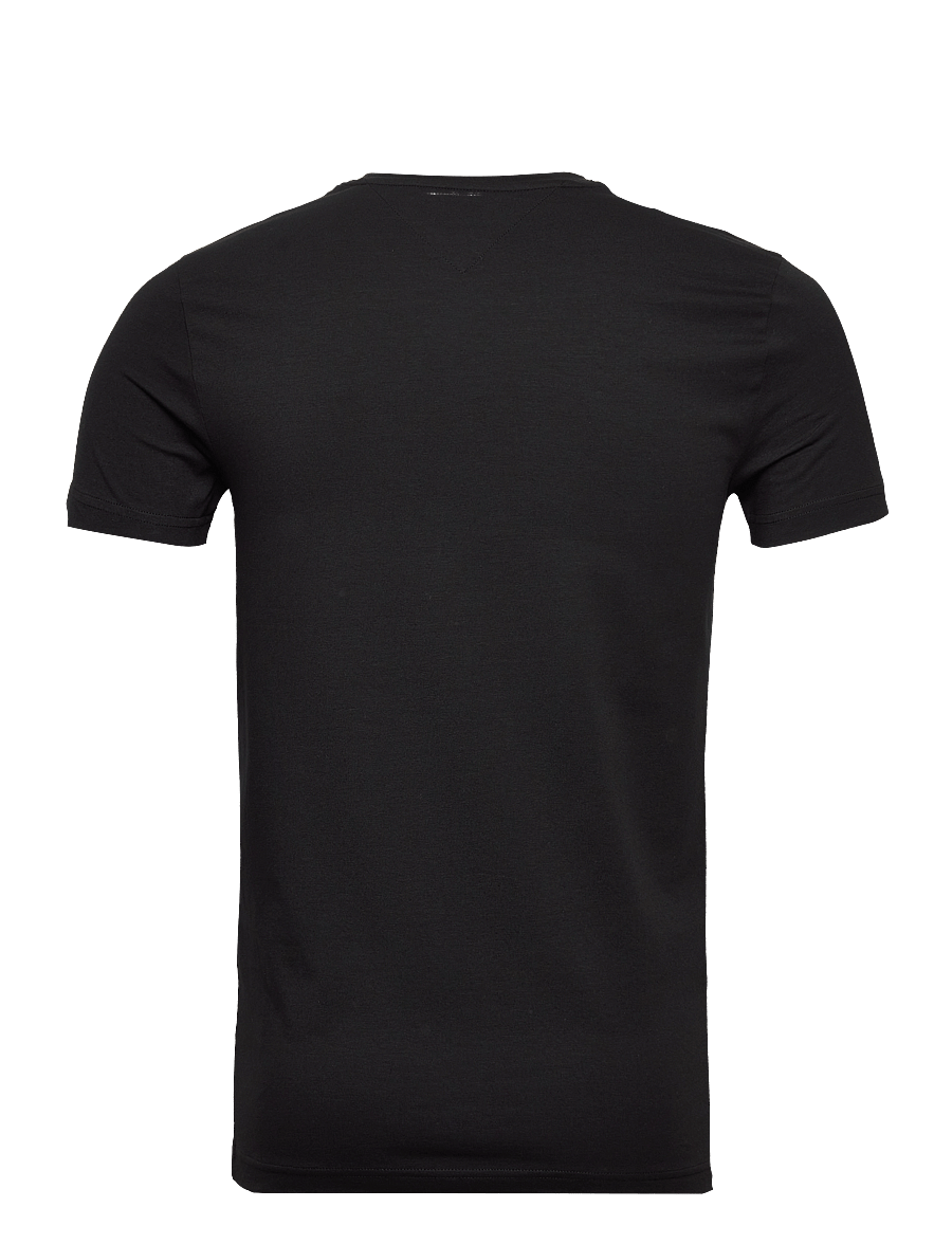 Tommy Hilfiger - CORE STRETCH SLIM C-NECK TEE - lühikeste varrukatega t-särgid - black - 2