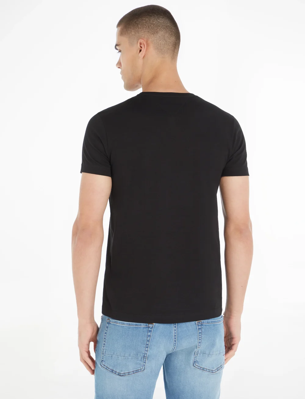 Tommy Hilfiger - CORE STRETCH SLIM C-NECK TEE - t-shirts à manches courtes - black - 3