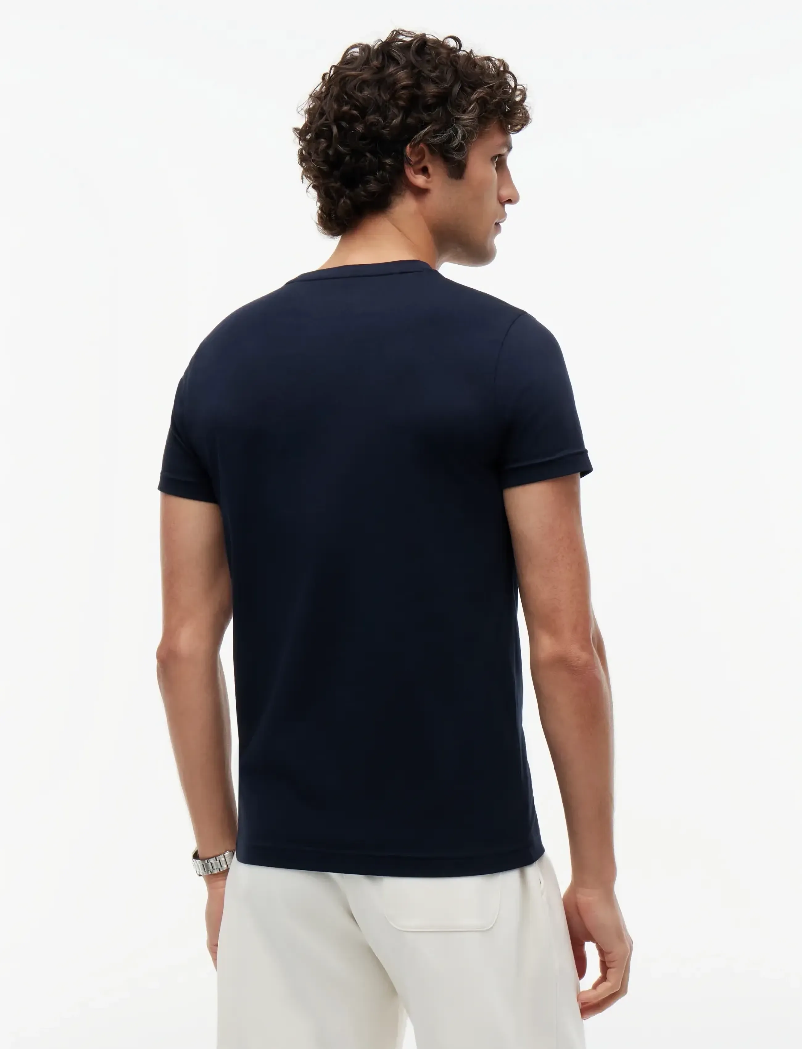 Tommy Hilfiger - CORE STRETCH SLIM C-NECK TEE - short-sleeved t-shirts - desert sky - 3