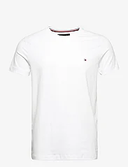 Tommy Hilfiger - CORE STRETCH SLIM C-NECK TEE - kortärmade t-shirts - white - 1