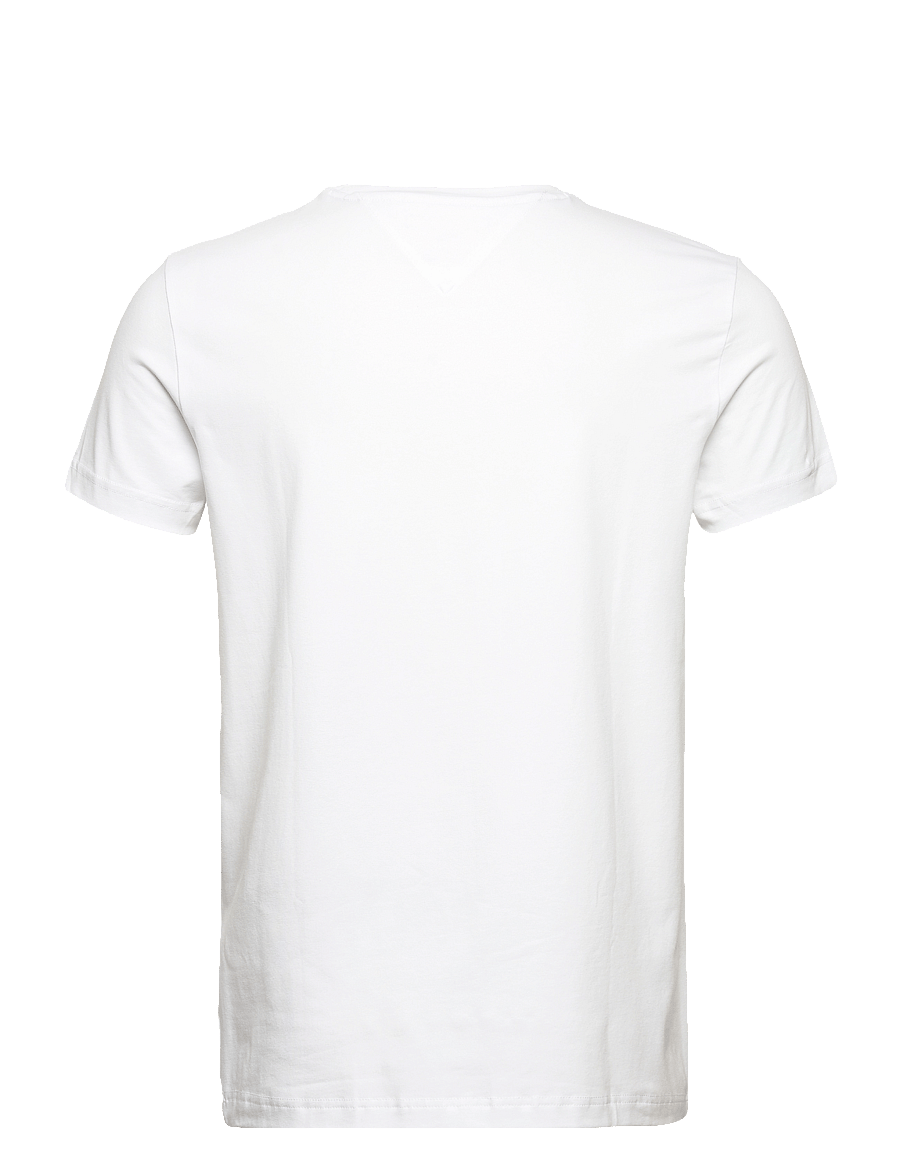 Tommy Hilfiger - CORE STRETCH SLIM C-NECK TEE - lühikeste varrukatega t-särgid - white - 2