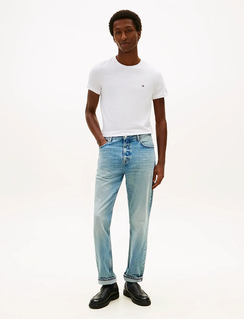 Tommy Hilfiger - CORE STRETCH SLIM C-NECK TEE - kurzärmelig - white - 1