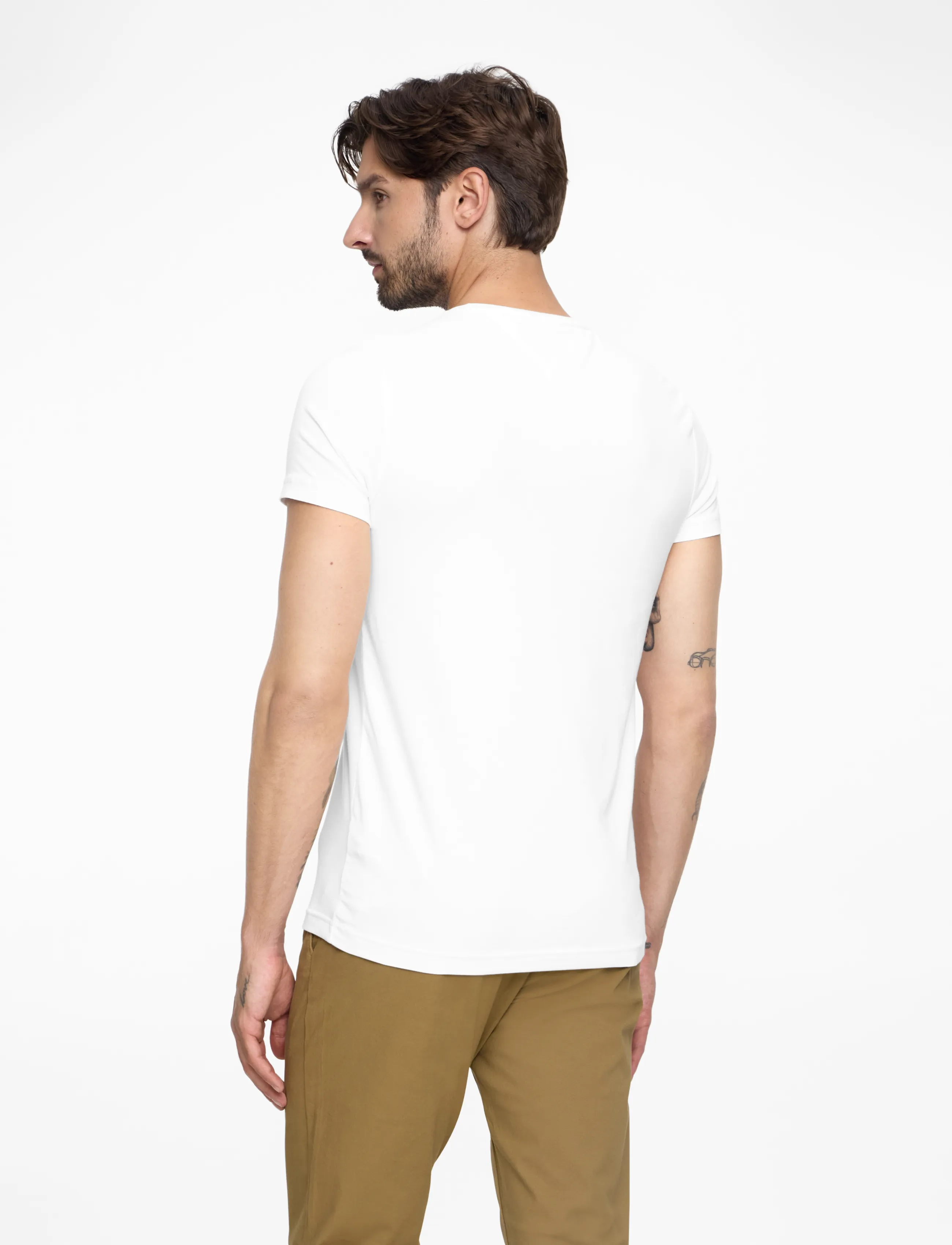 Tommy Hilfiger - CORE STRETCH SLIM C-NECK TEE - die niedrigsten preise - white - 5