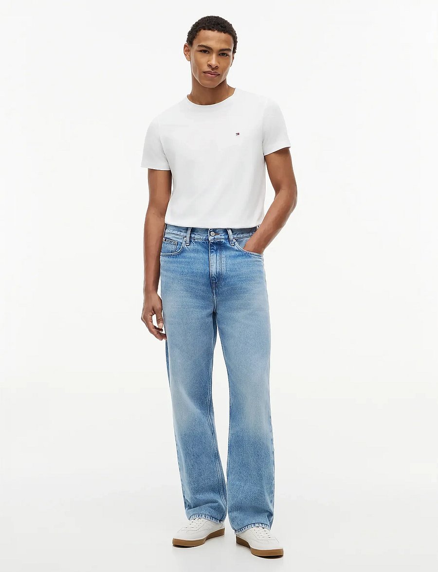 Tommy Hilfiger - CORE STRETCH SLIM C-NECK TEE - lühikeste varrukatega t-särgid - white - 5