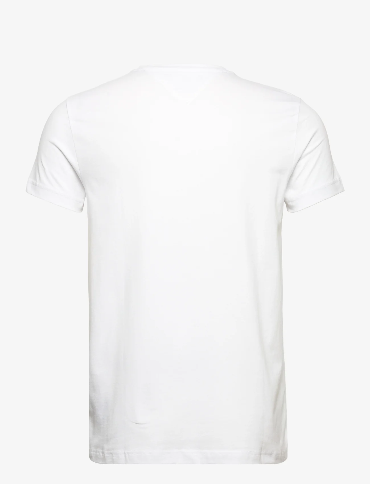 Tommy Hilfiger - CORE STRETCH SLIM V-NECK TEE - basis-t-skjorter - white - 1