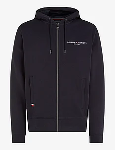 TOMMY LOGO FUR LINED HOODY, Tommy Hilfiger