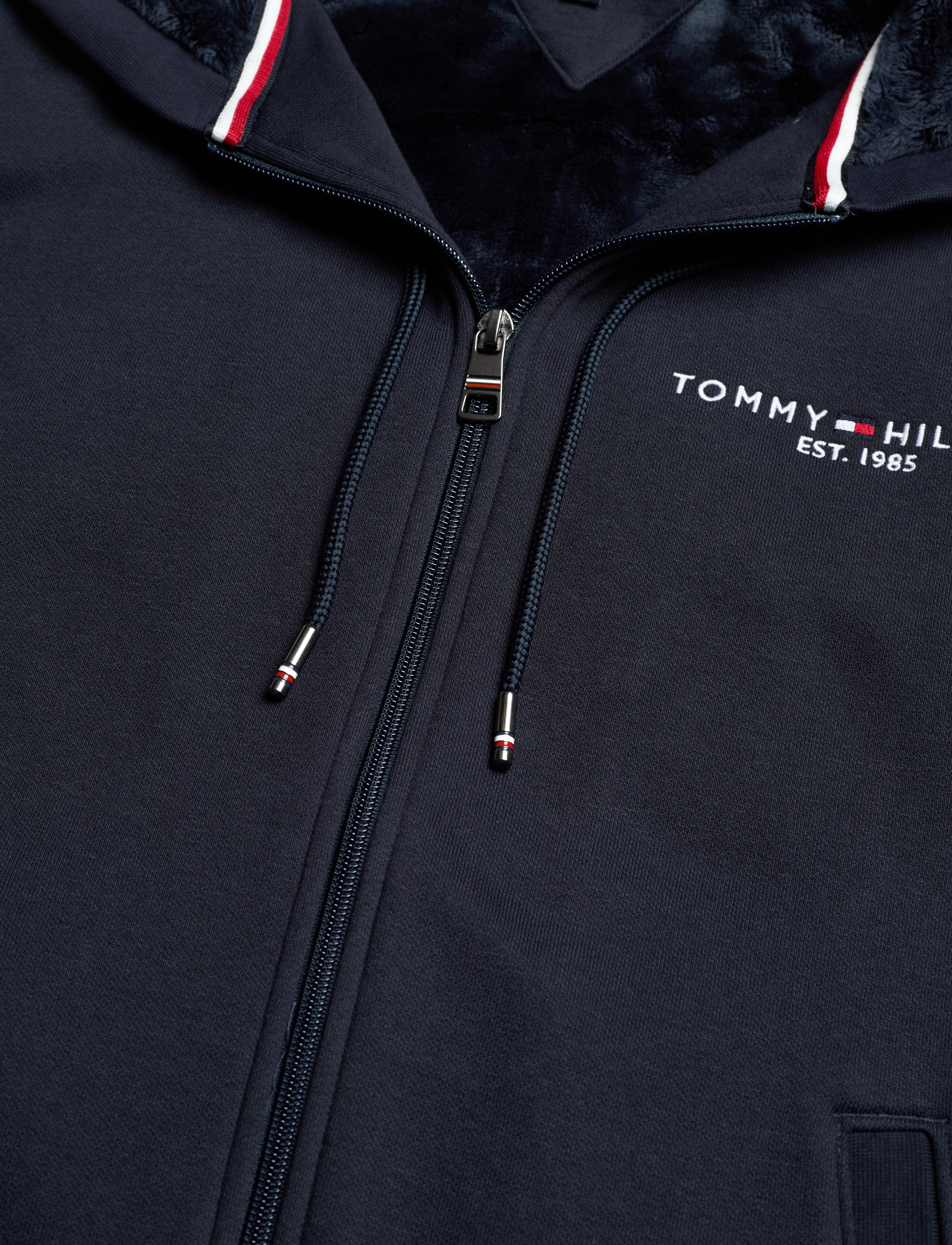 Tommy Hilfiger - TOMMY LOGO FUR LINED HOODY - desert sky - 5