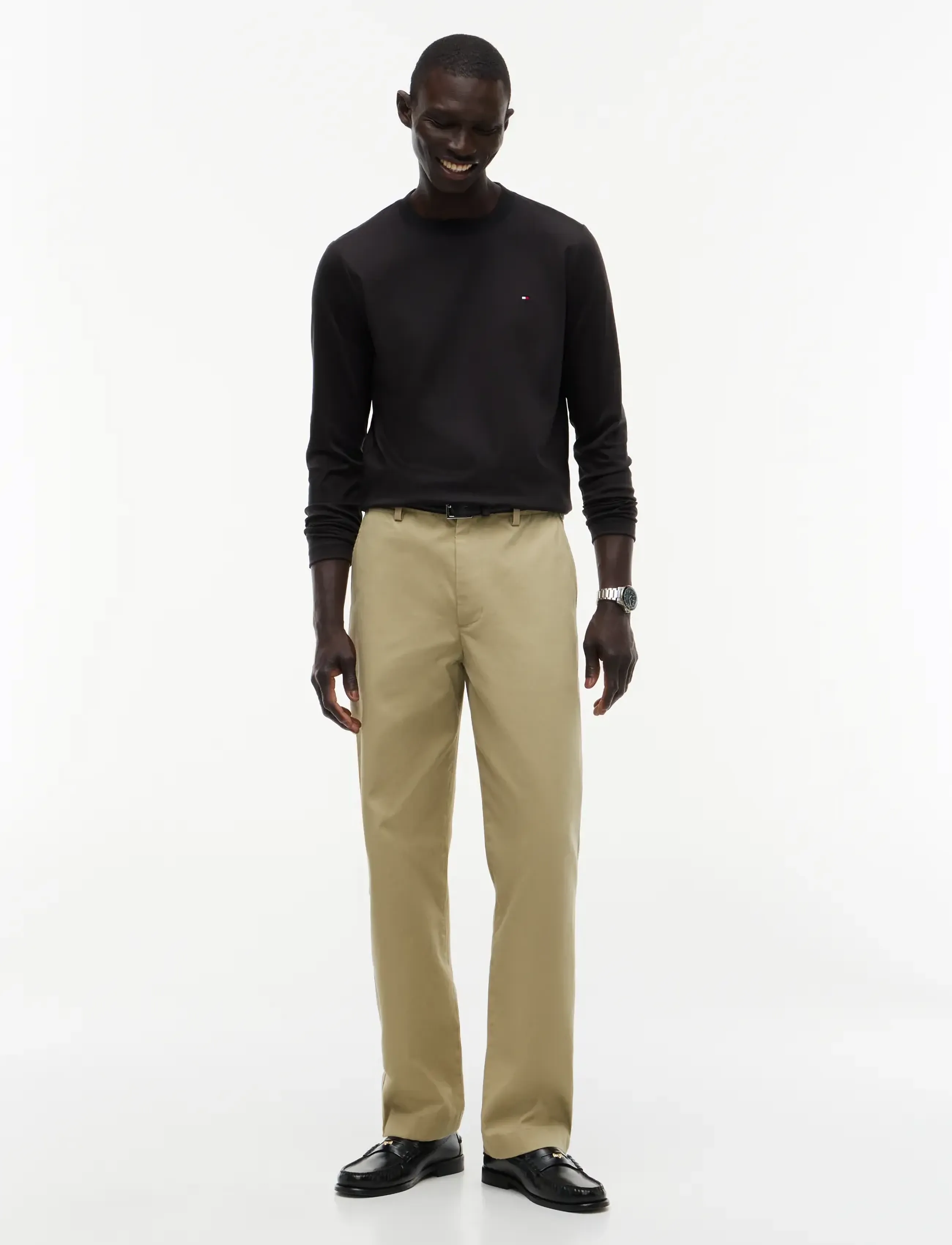 Tommy Hilfiger - LUXURY INTERLOCK LS TEE - black - 4