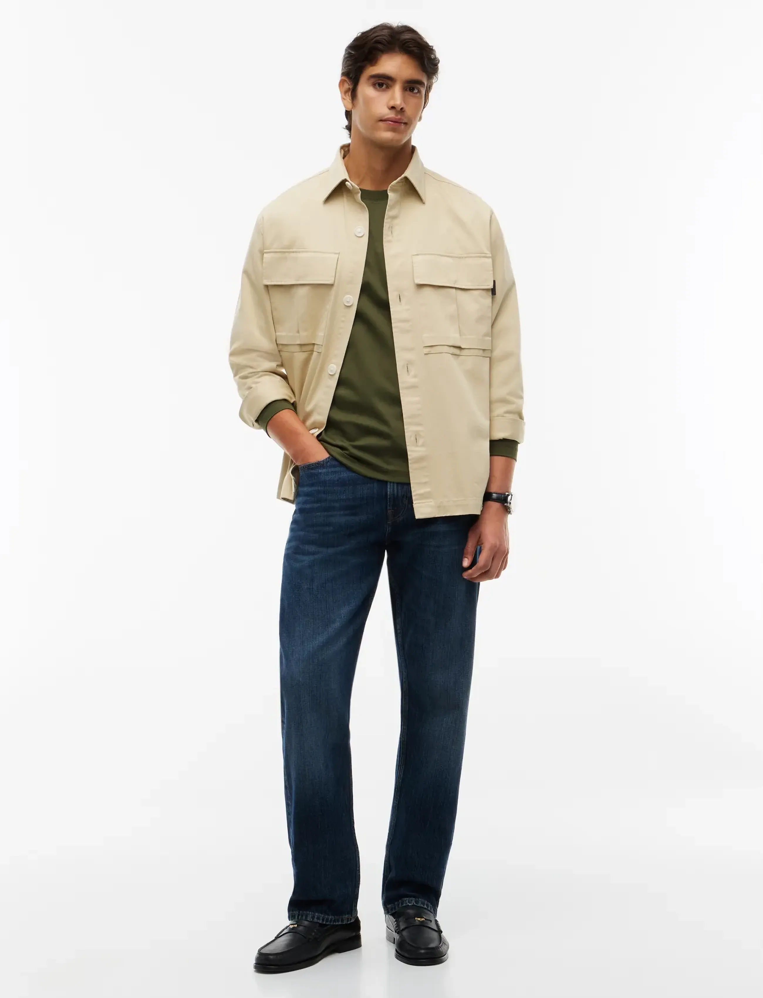 Tommy Hilfiger - LUXURY INTERLOCK LS TEE - long-sleeved t-shirts - huntsman green - 4