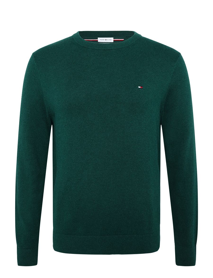 Tommy Hilfiger - PIMA ORG CTN CASHMERE CREW NECK - rundhals - ornamental green heather - 1